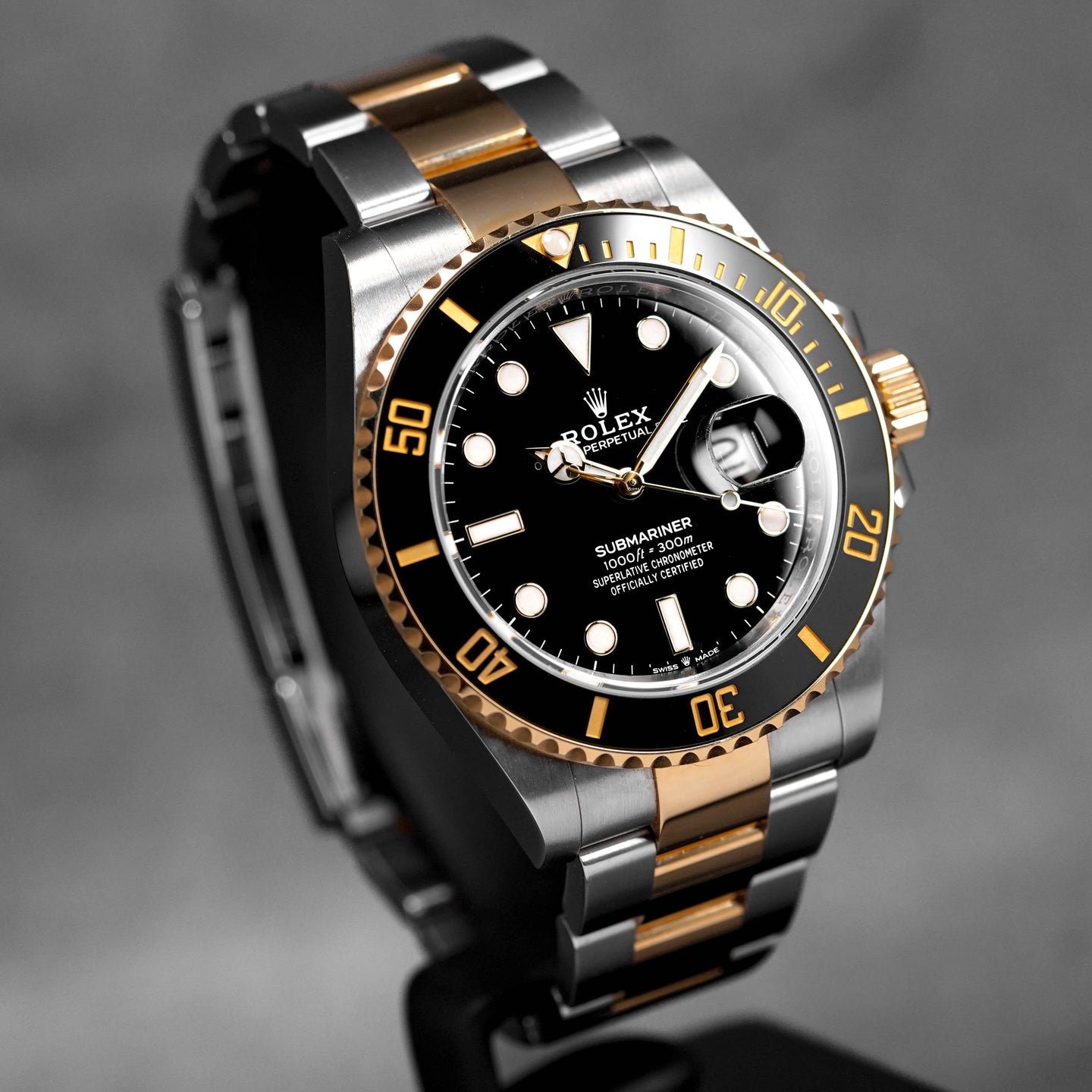 SUBMARINER DATE 41MM TWOTONE YELLOWGOLD BLACK DIAL (2020)