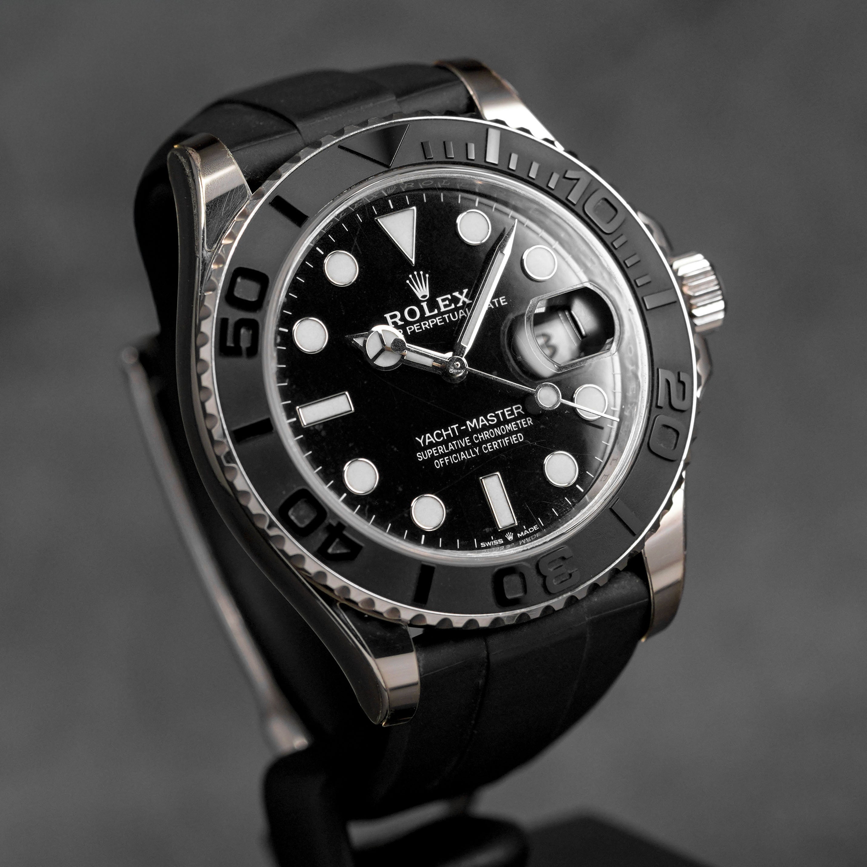 YACHT-MASTER 42MM OYSTERFLEX WHITEGOLD (2022)