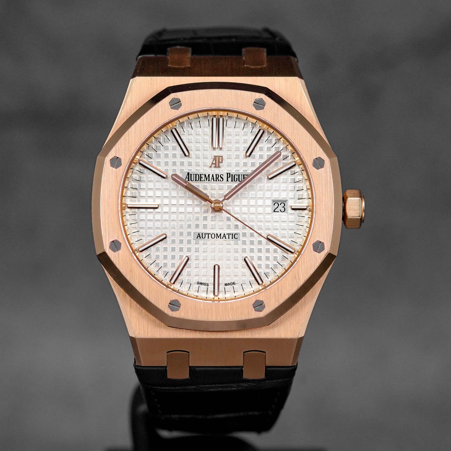 ROYAL OAK 41MM 15400 ROSEGOLD SILVER DIAL (2018)