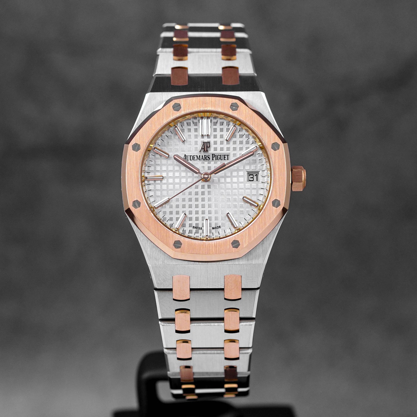 ROYAL OAK 34MM TWOTONE ROSEGOLD SILVER DIAL (2022)