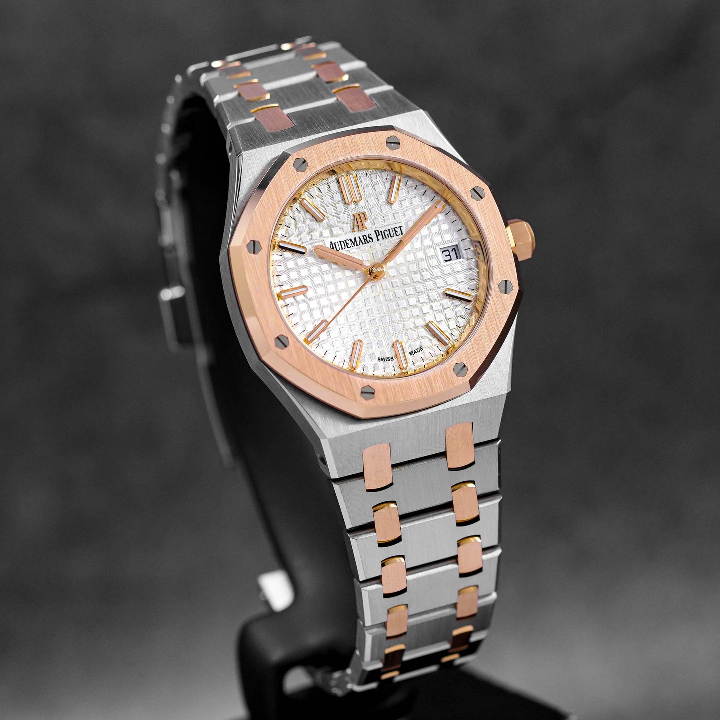 ROYAL OAK 34MM TWOTONE ROSEGOLD SILVER DIAL (2022)