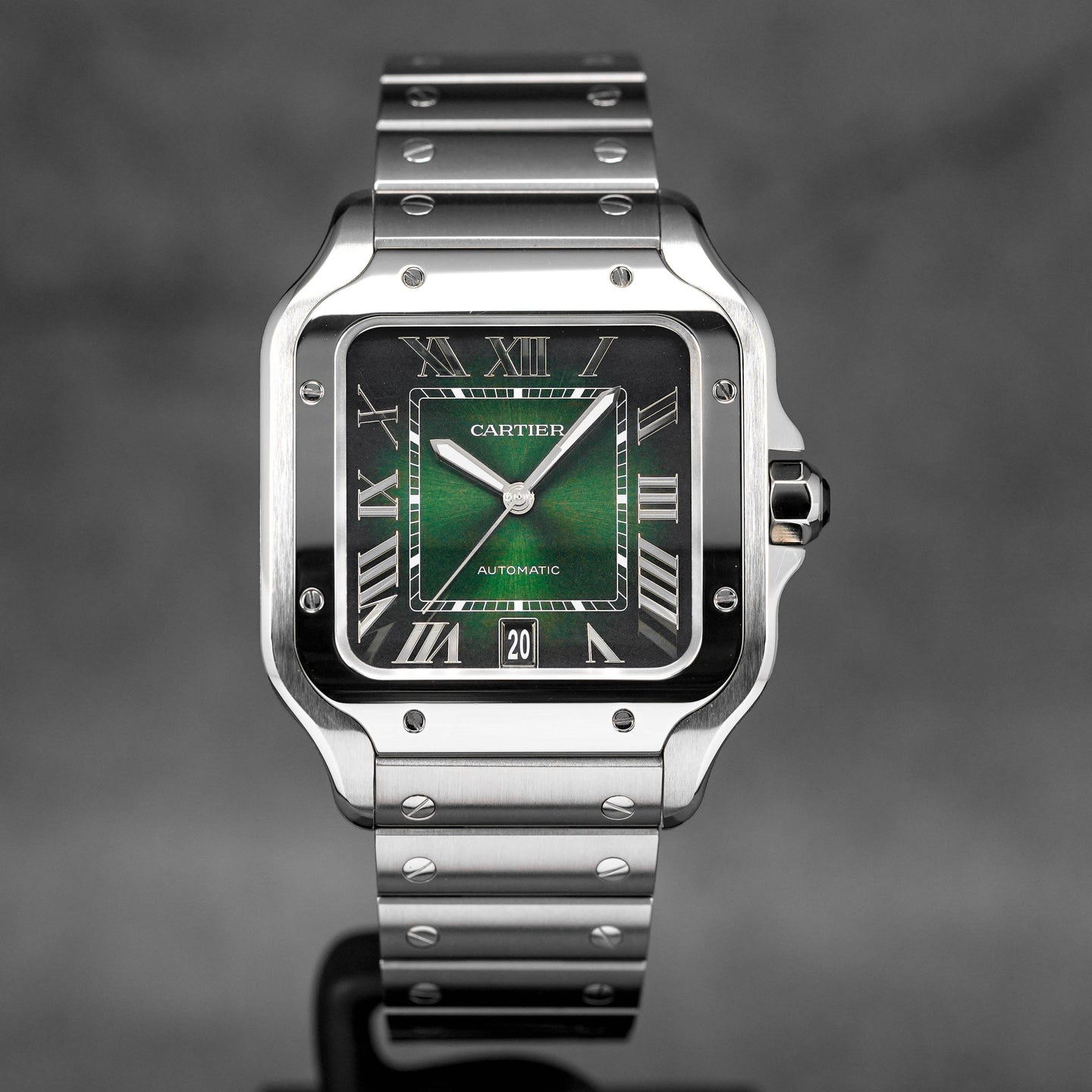 SANTOS DE CARTIER L GREEN DIAL (2023)