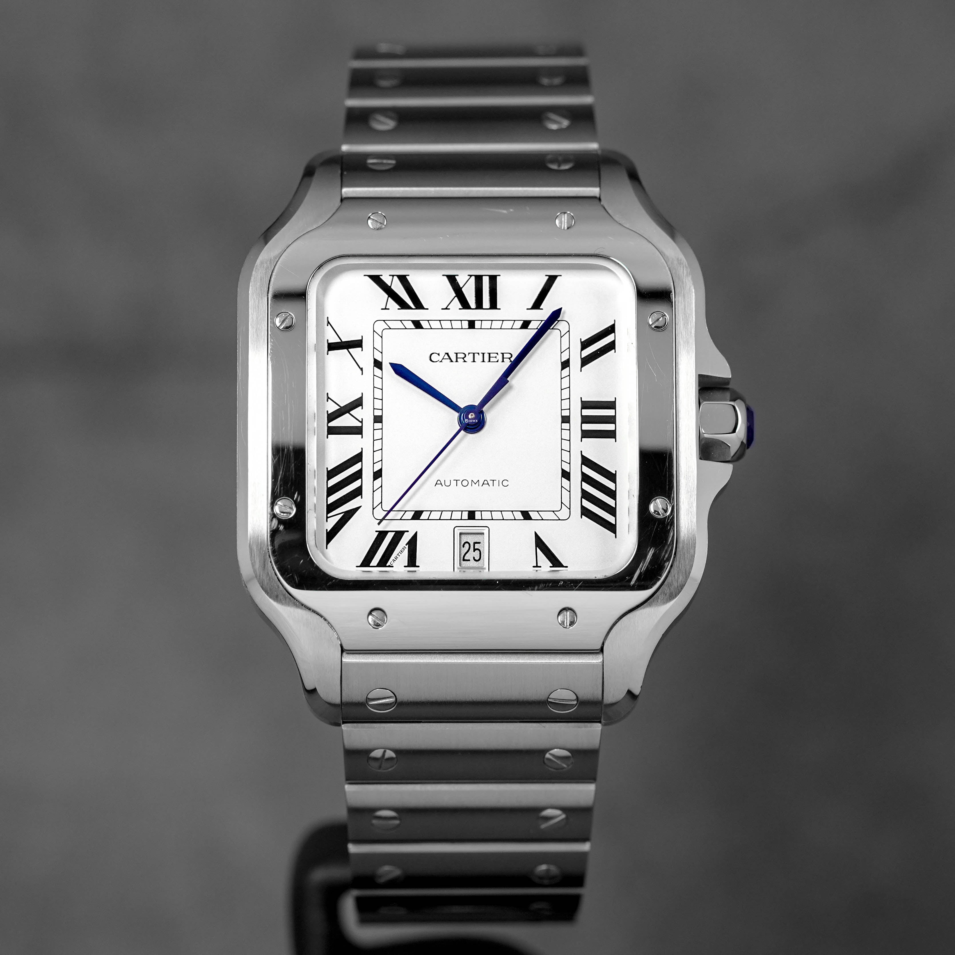 SANTOS DE CARTIER L SILVER DIAL (2024)