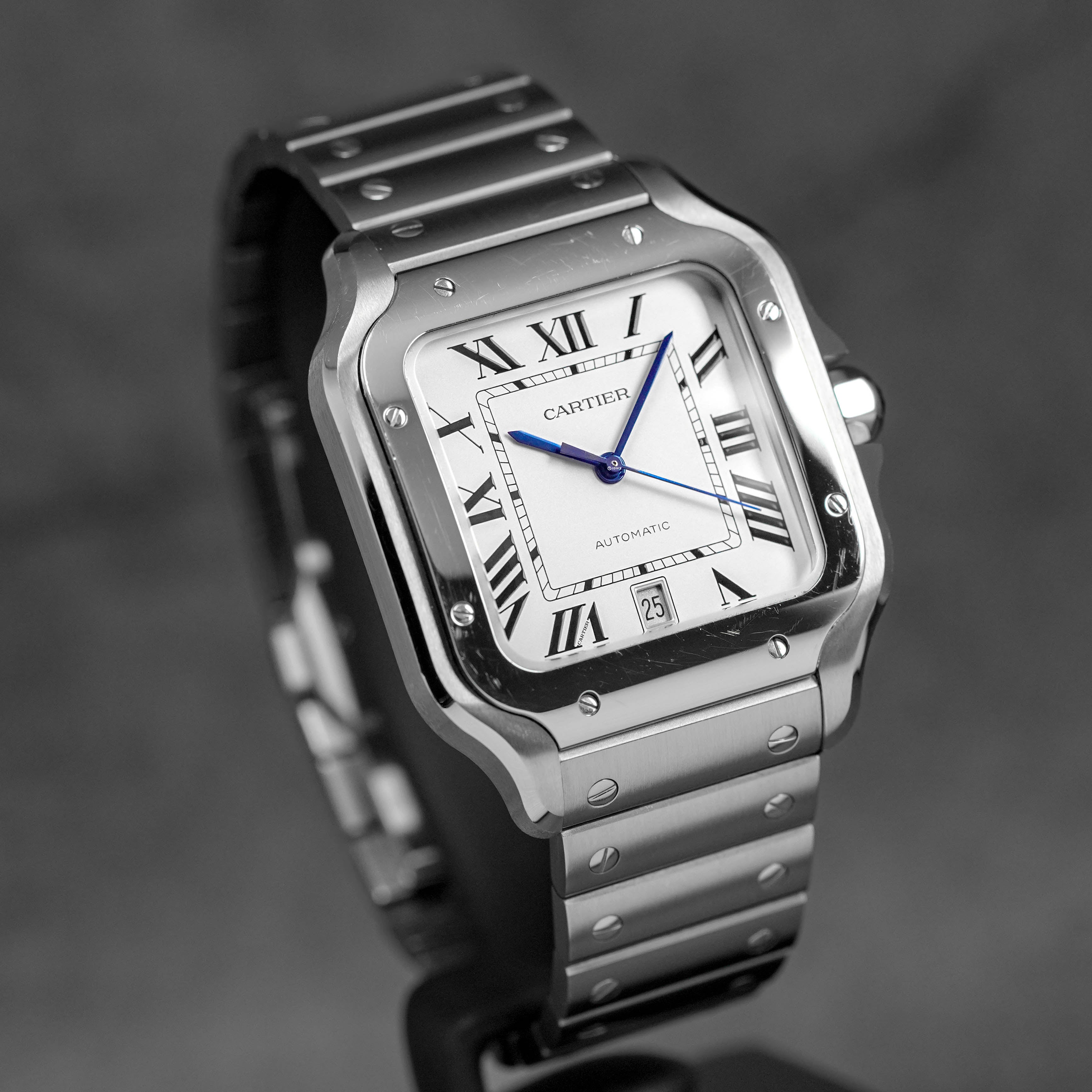 SANTOS DE CARTIER L SILVER DIAL (2024)