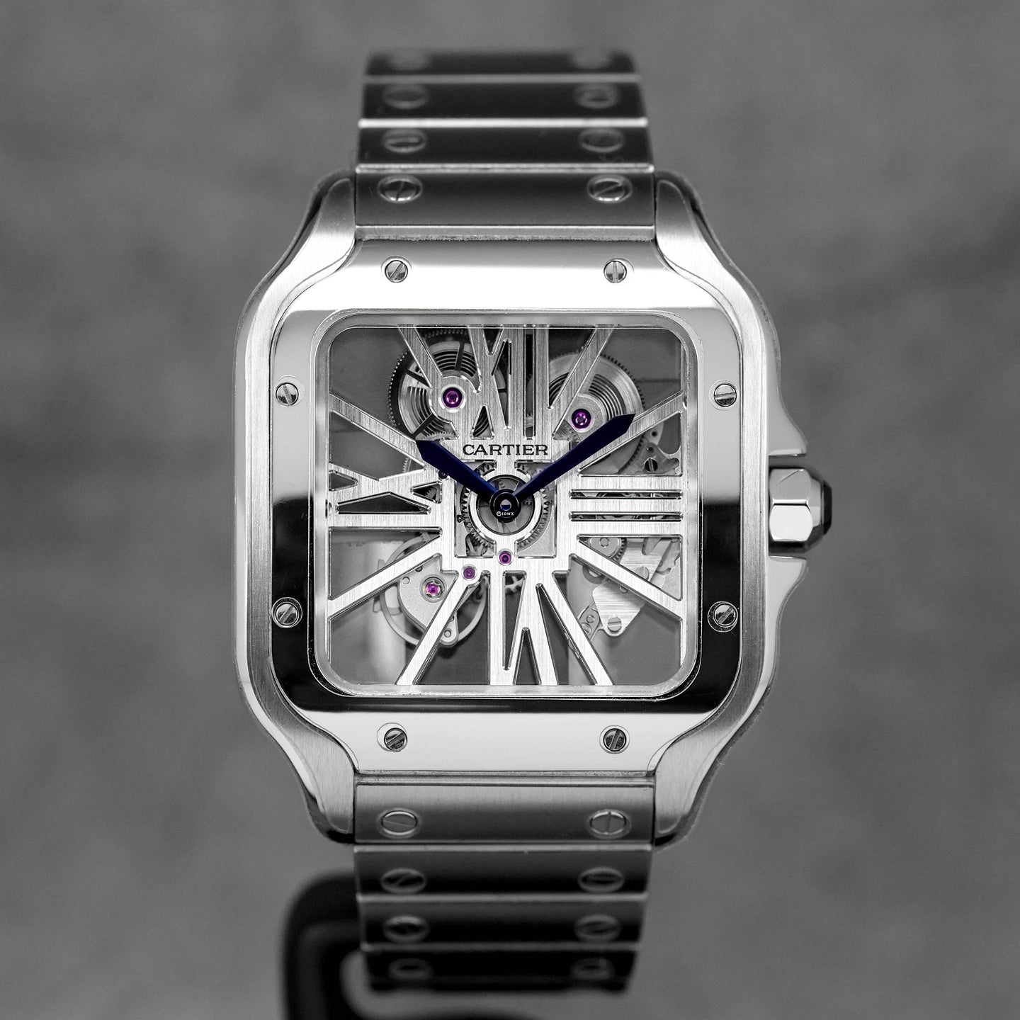 SANTOS DE CARTIER L SKELETON DIAL (2022)