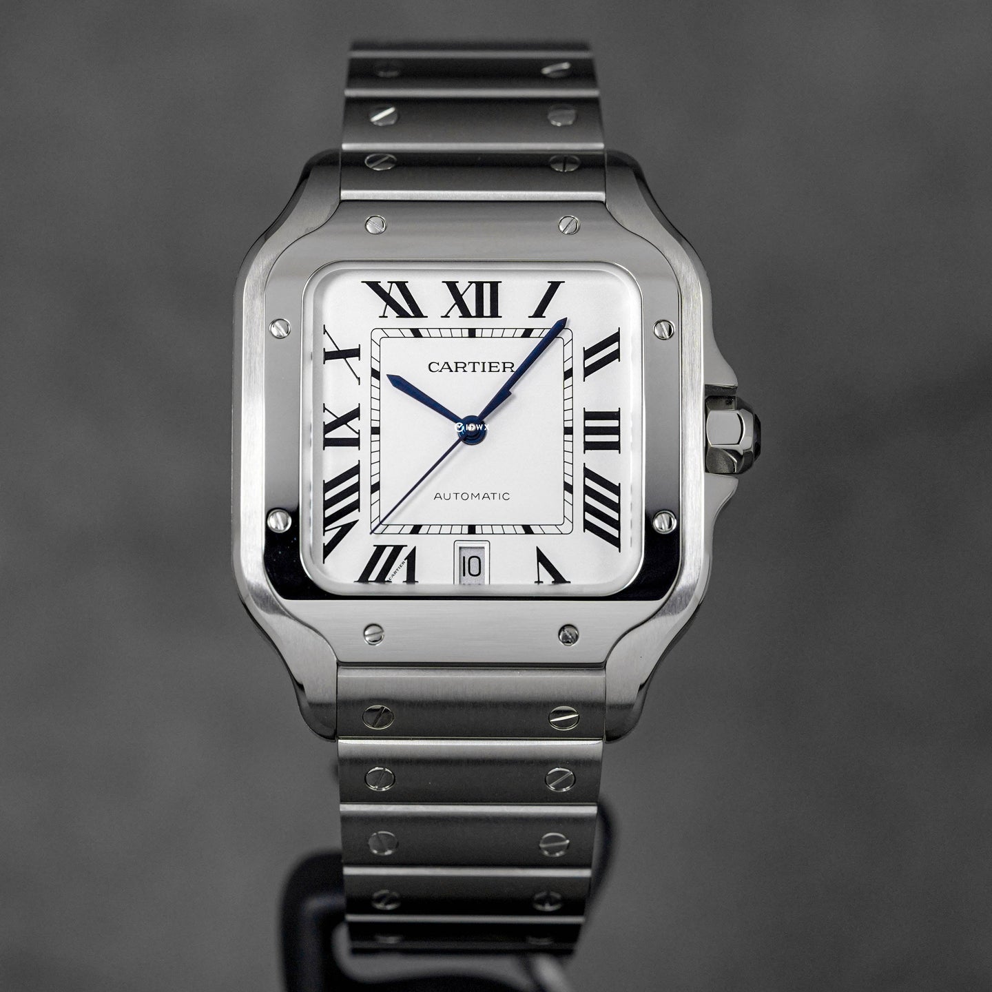 SANTOS DE CARTIER L WHITE DIAL (2024)