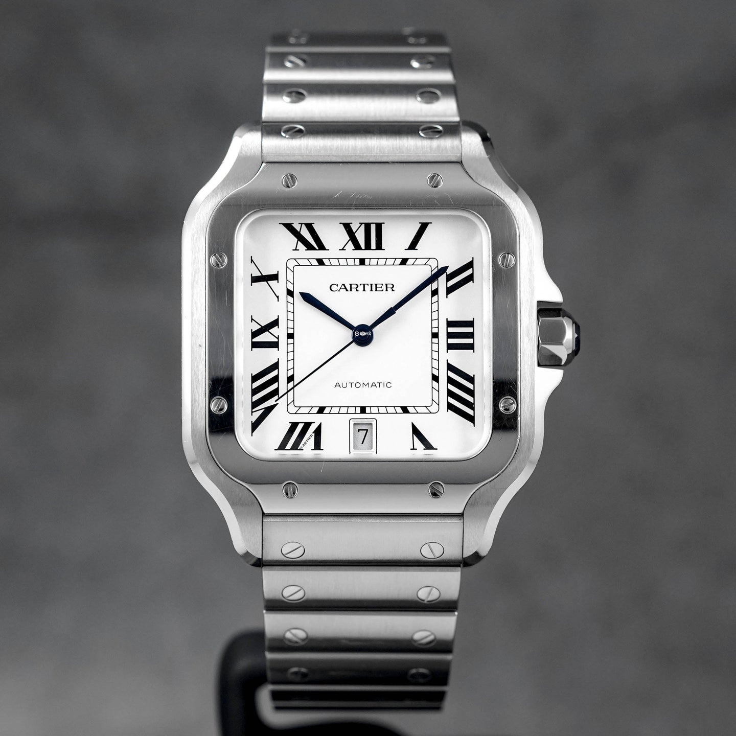 SANTOS DE CARTIER L WHITE DIAL (2023)