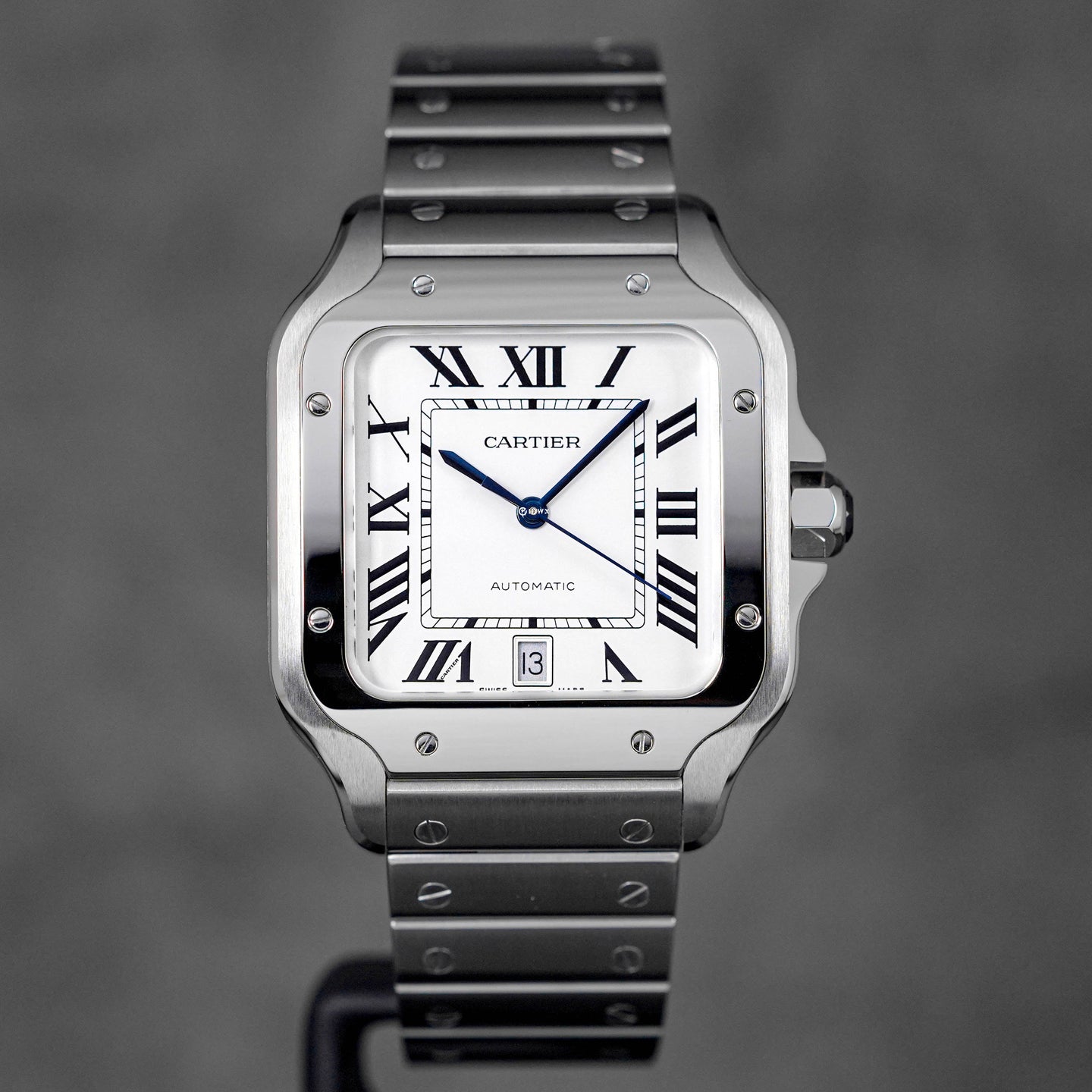 SANTOS DE CARTIER L WHITE DIAL (2023)