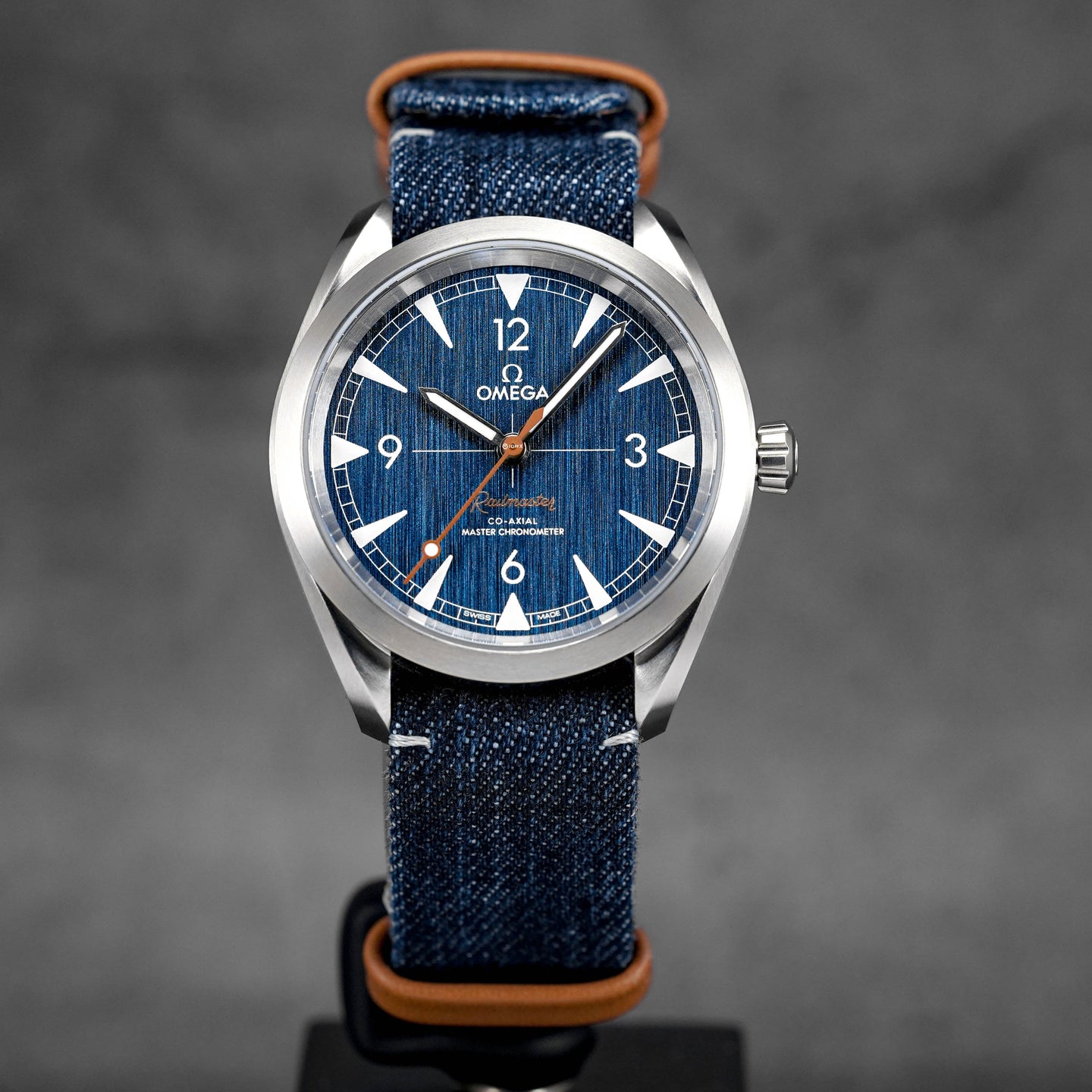 SEAMASTER RAILMASTER BLUE DIAL NATO STRAP (2024)