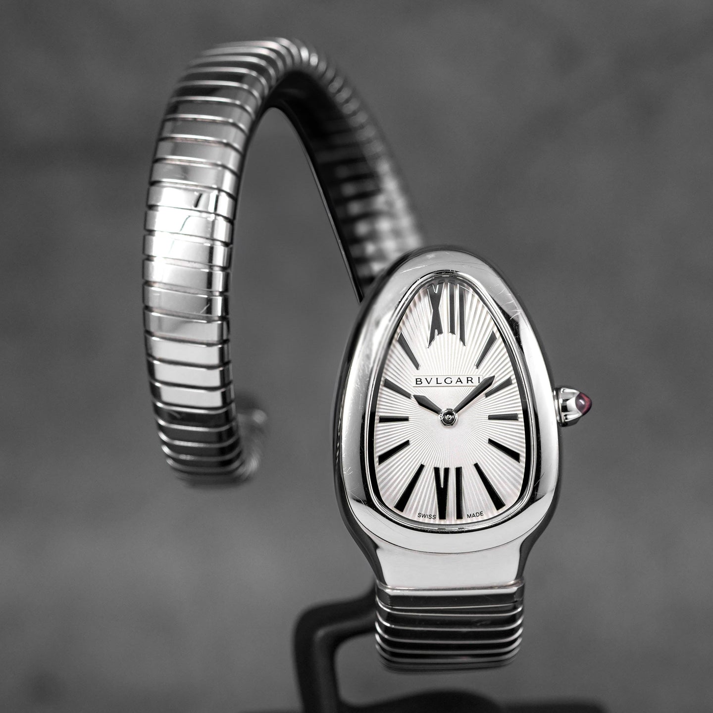 SERPENTI TUBOGAS STEEL SINGLE SPIRAL SILVER DIAL (2022)