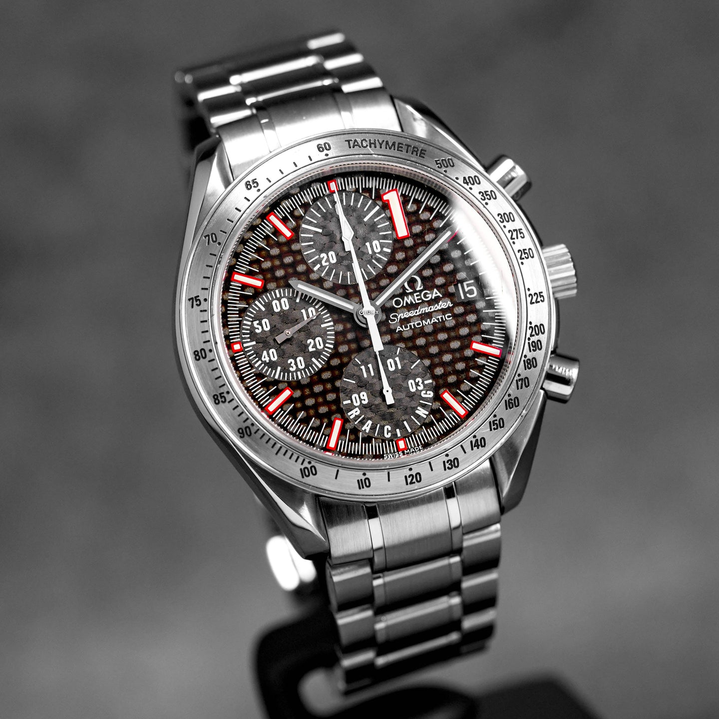 SPEEDMASTER RACING 'MICHAEL SCHUMACHER WORLD CHAMPION 2001' LIMITED EDITION (UNDATED)