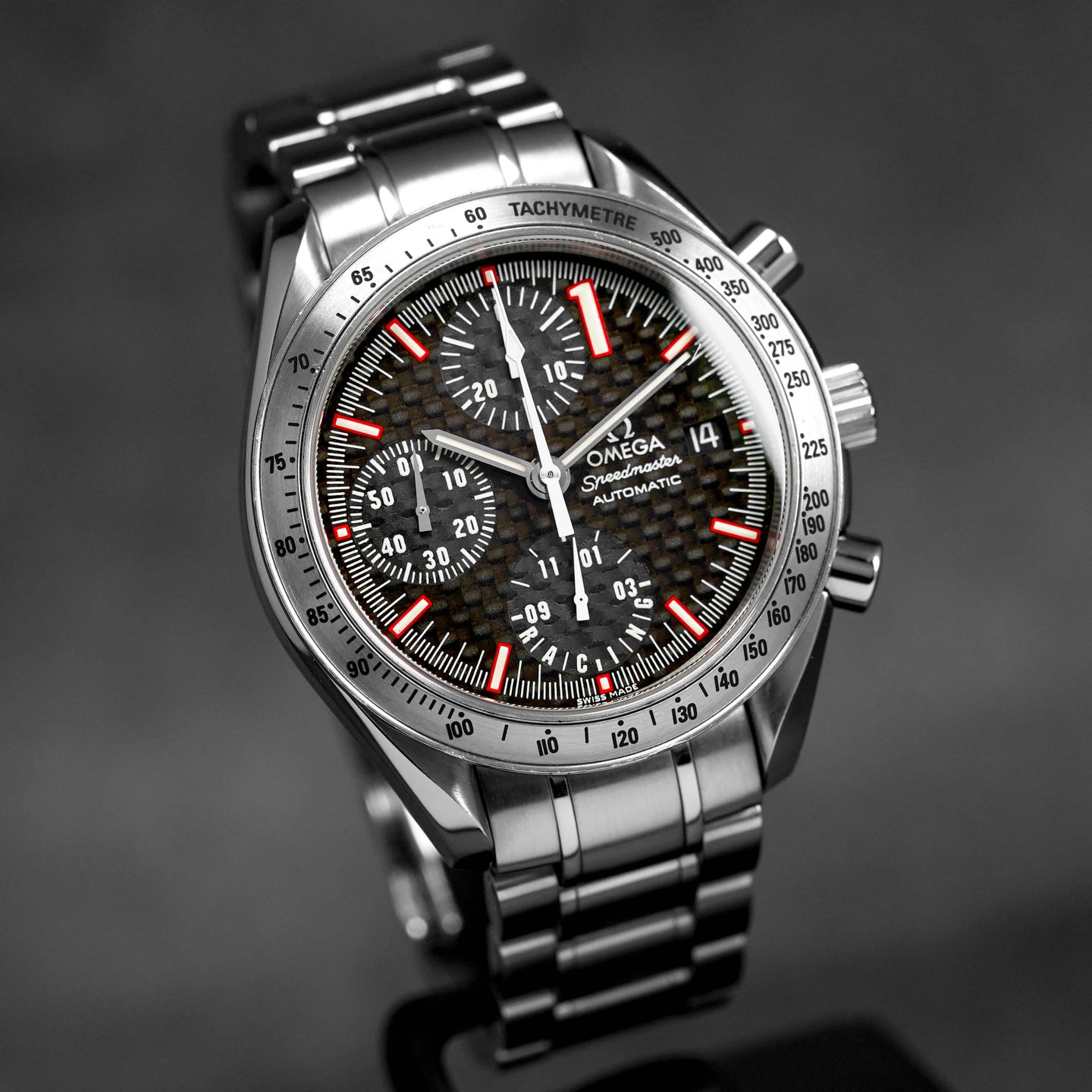 SPEEDMASTER RACING 'MICHAEL SCHUMACHER WORLD CHAMPION 2001' LIMITED EDITION (WATCH ONLY)