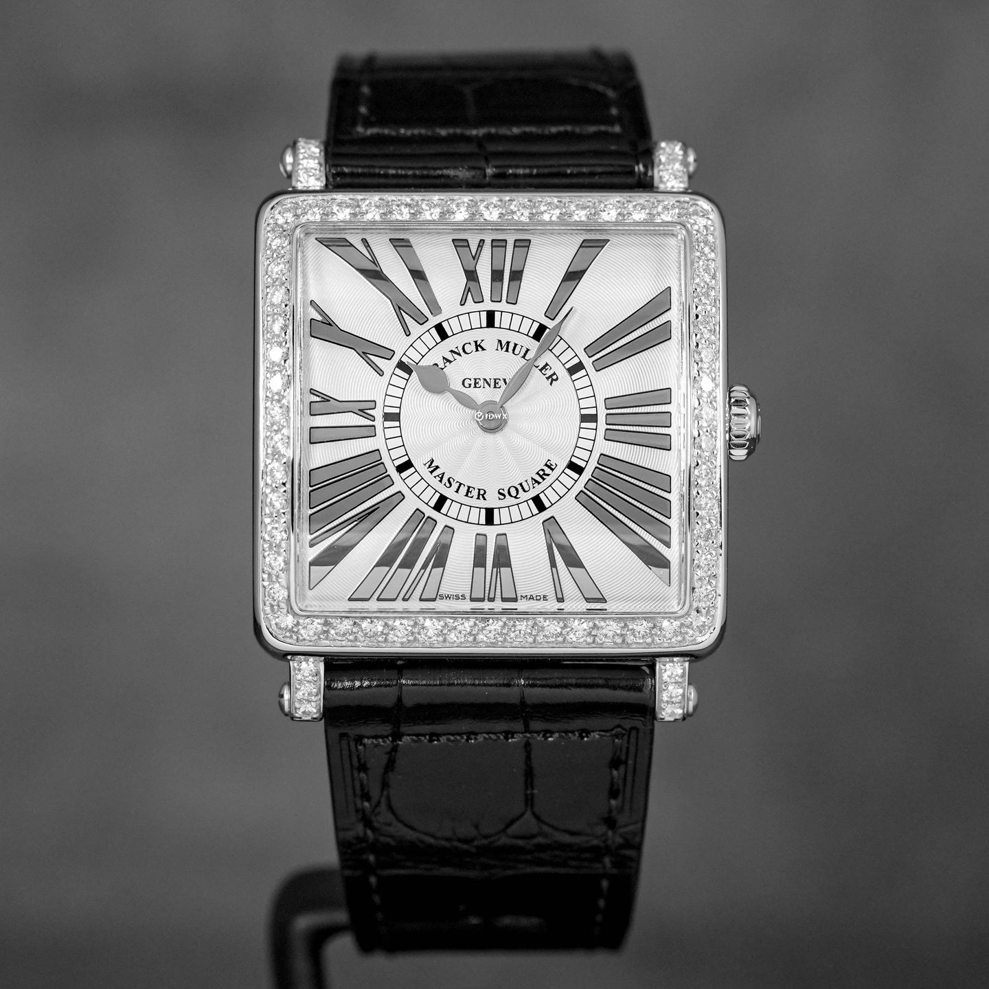 MASTER SQUARE SILVER INDEX DIAL DIAMOND BEZEL (2024)