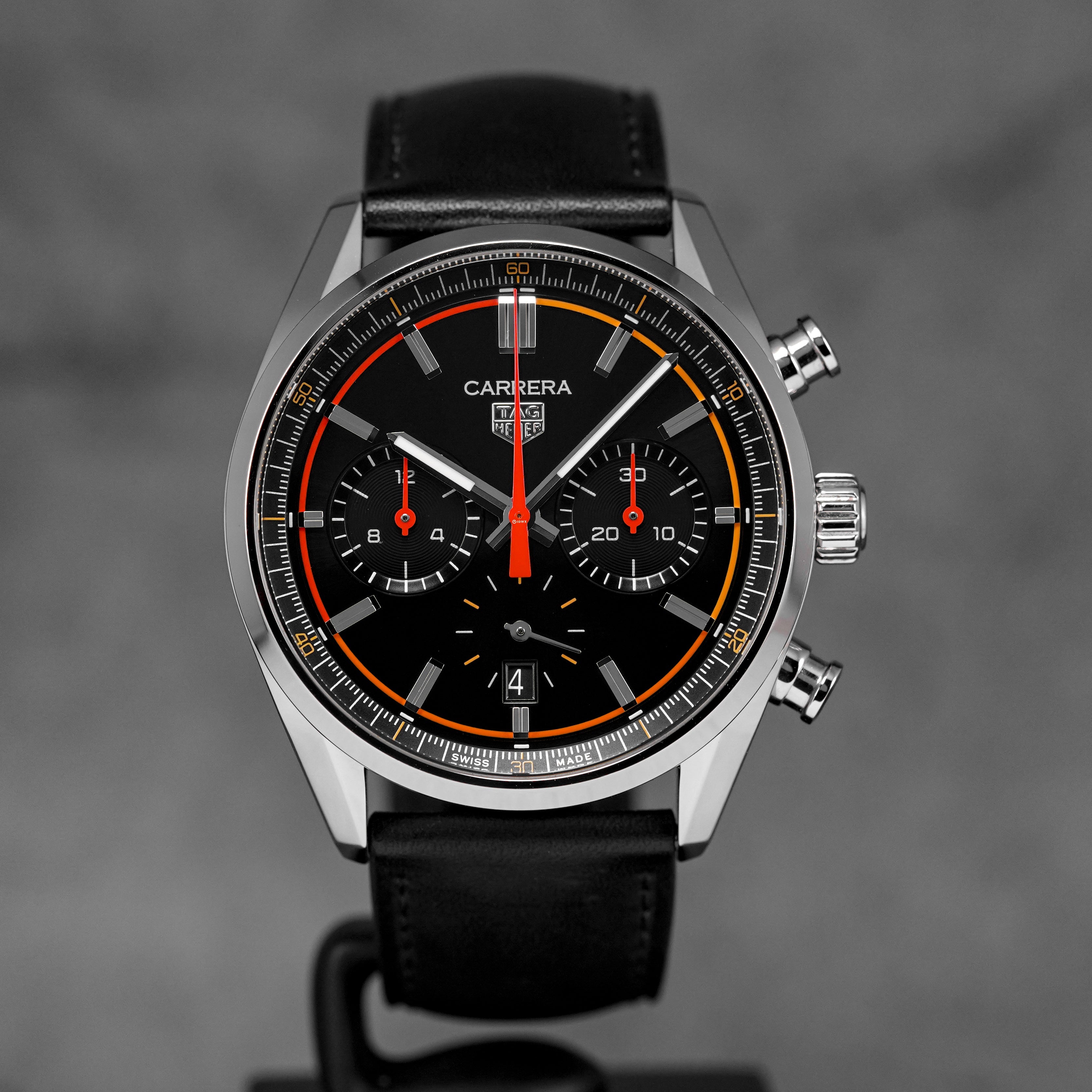 CARRERA CHRONOGRAPH BLACK-ORANGE DIAL (2025)