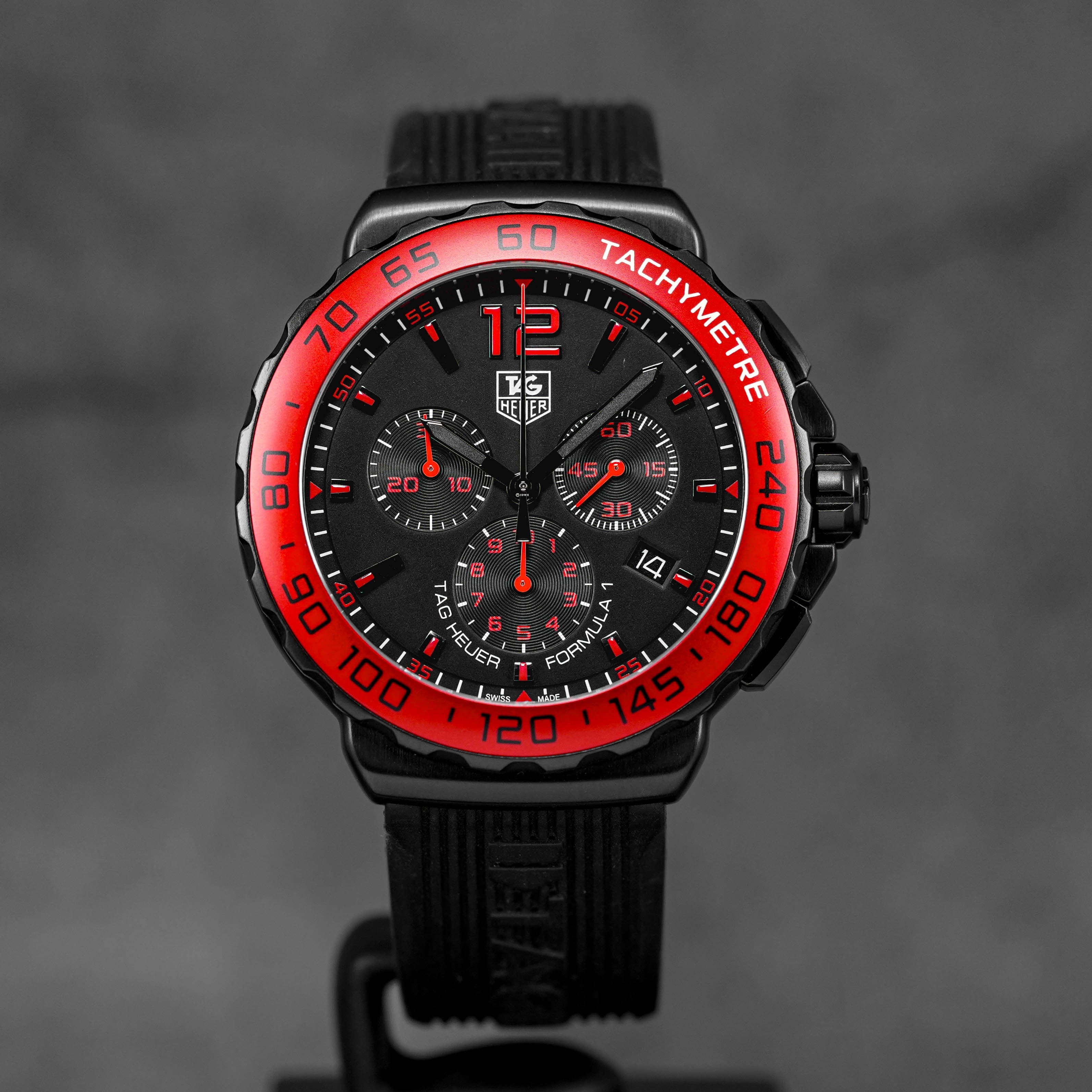 FORMULA 1 QUARTZ CHRONOGRAPH STEEL PVD BLACK RED (2009)