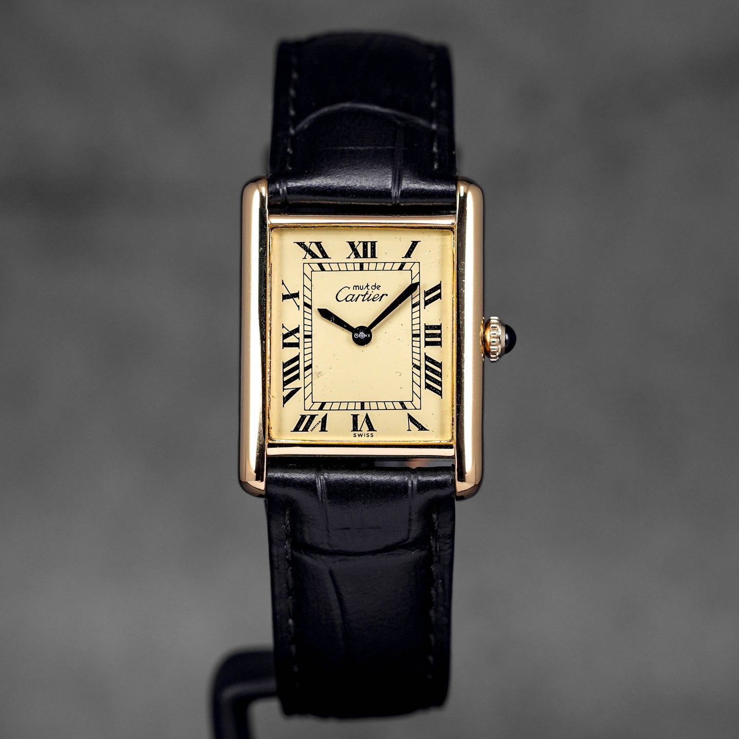 TANK MUST DE CARTIER YELLOWGOLD (WATCH ONLY)