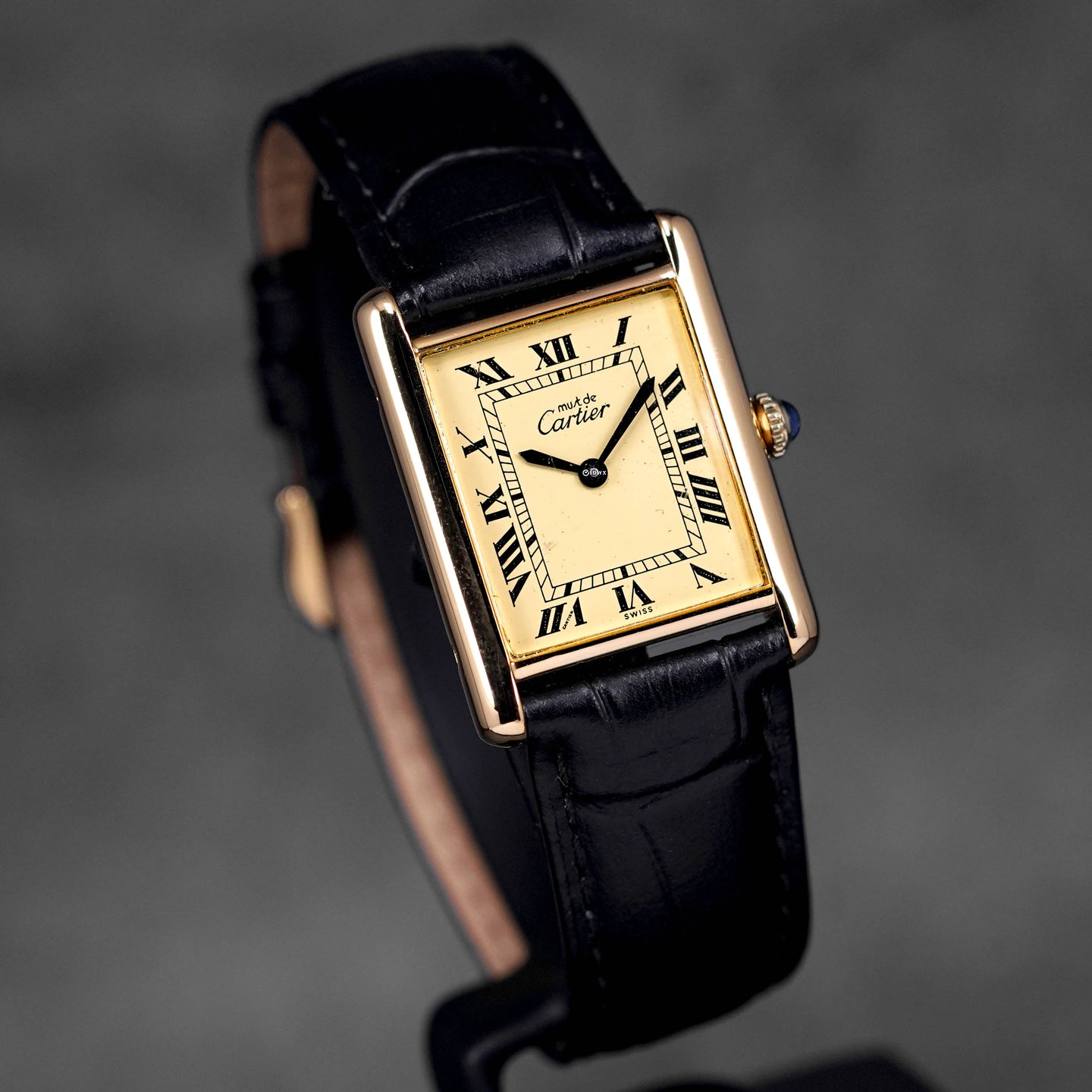 TANK MUST DE CARTIER YELLOWGOLD (WATCH ONLY)