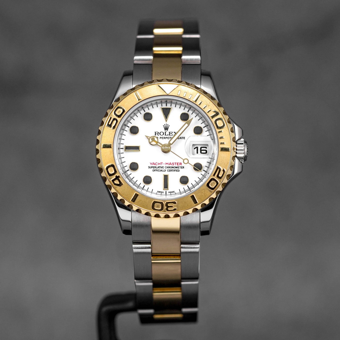 YACHT-MASTER 29MM TWOTONE YELLOWGOLD WHITE DIAL (2018)