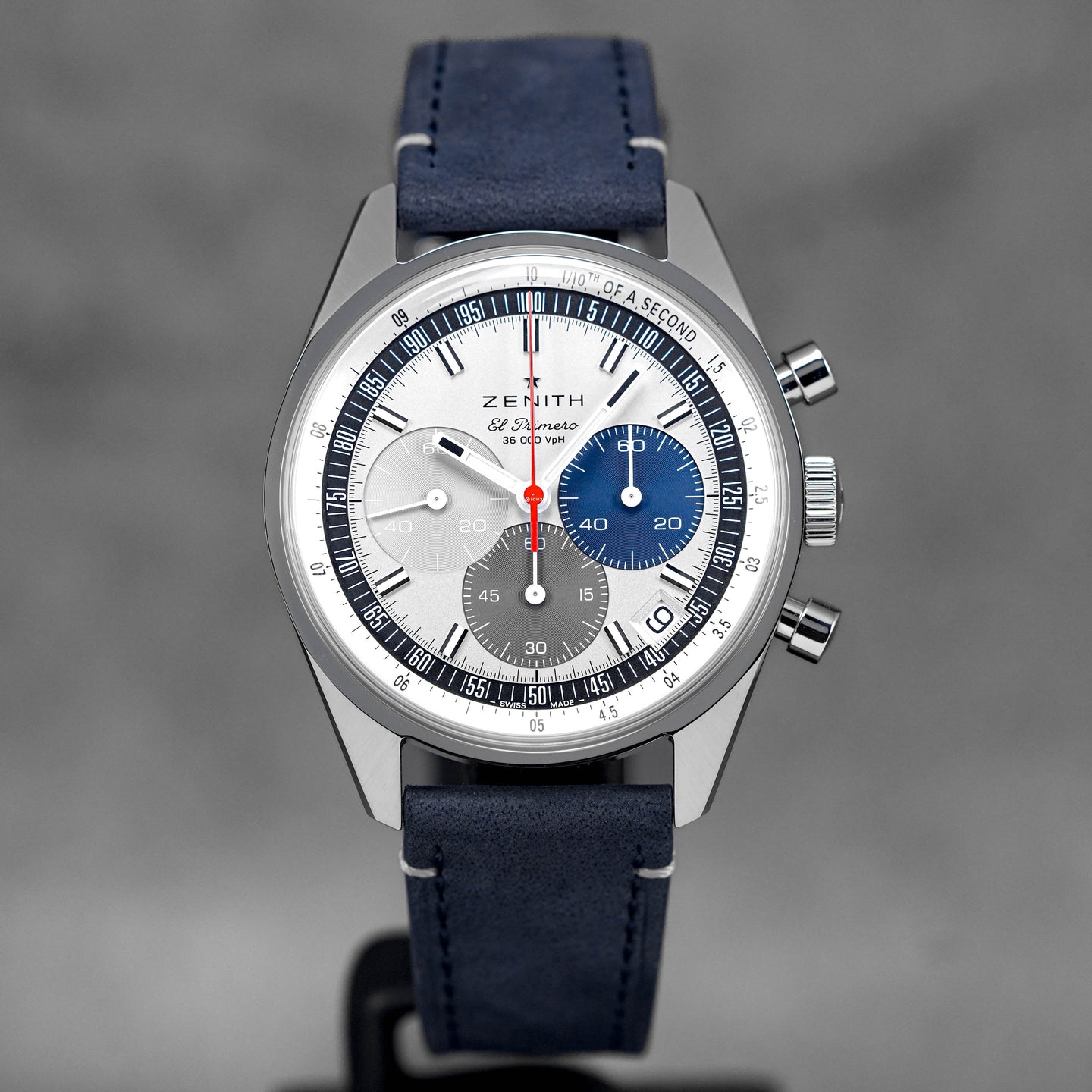 CHRONOMASTER EL PRIMERO ORIGINAL BLUE LEATHER STRAP (2024)