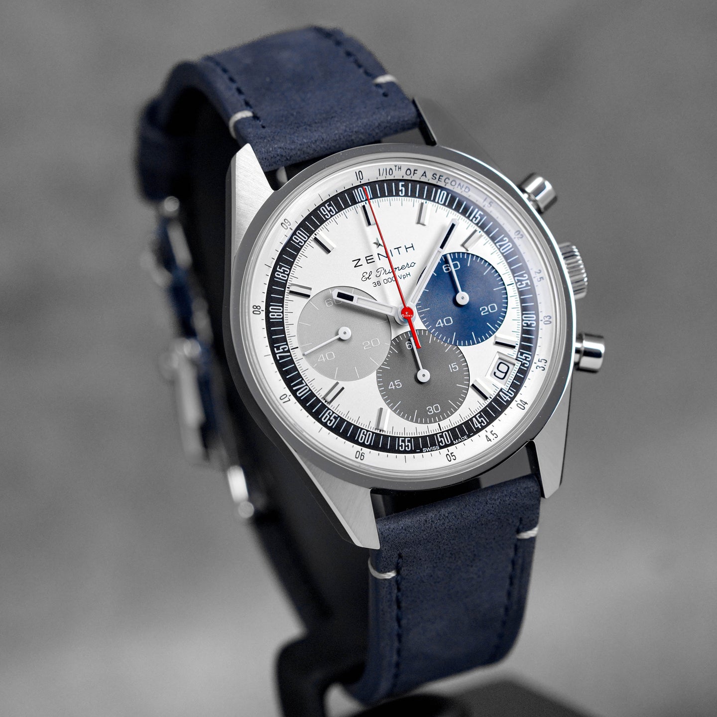 CHRONOMASTER EL PRIMERO ORIGINAL BLUE LEATHER STRAP (2024)