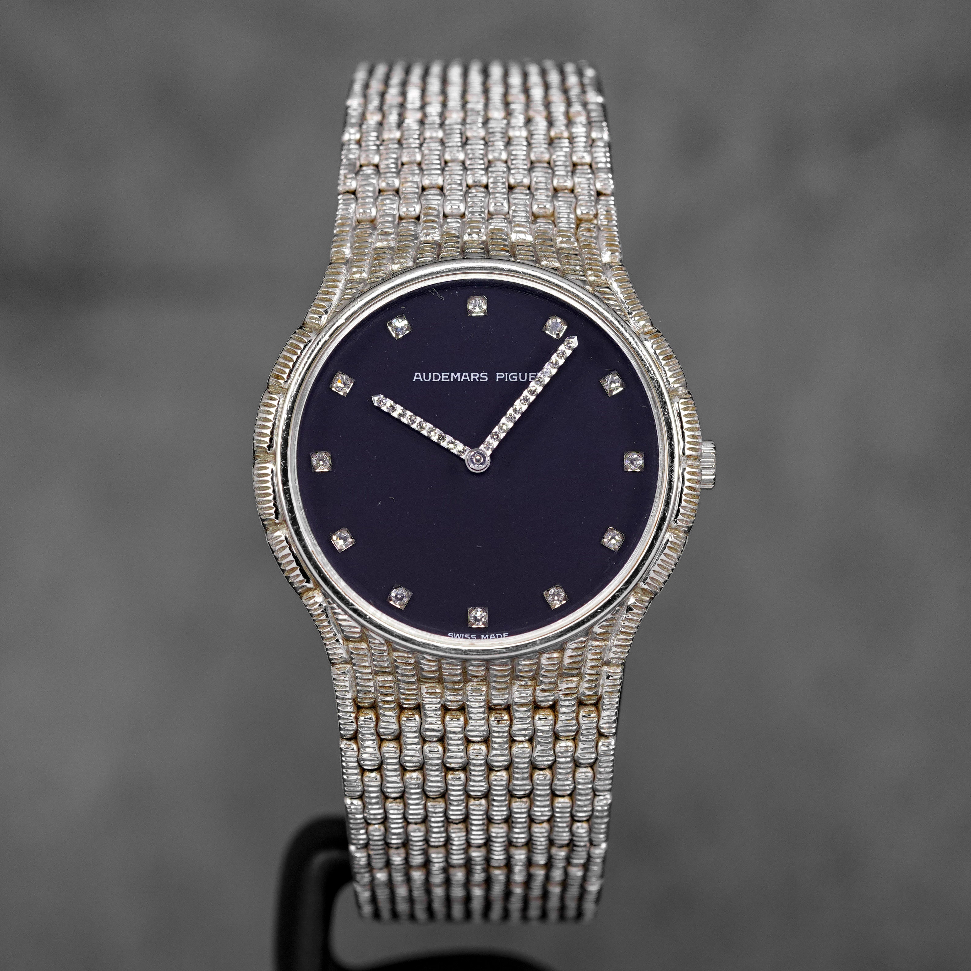 COBRA RONDE WHITEGOLD BLUE DIAMOND DIAL (WATCH ONLY)