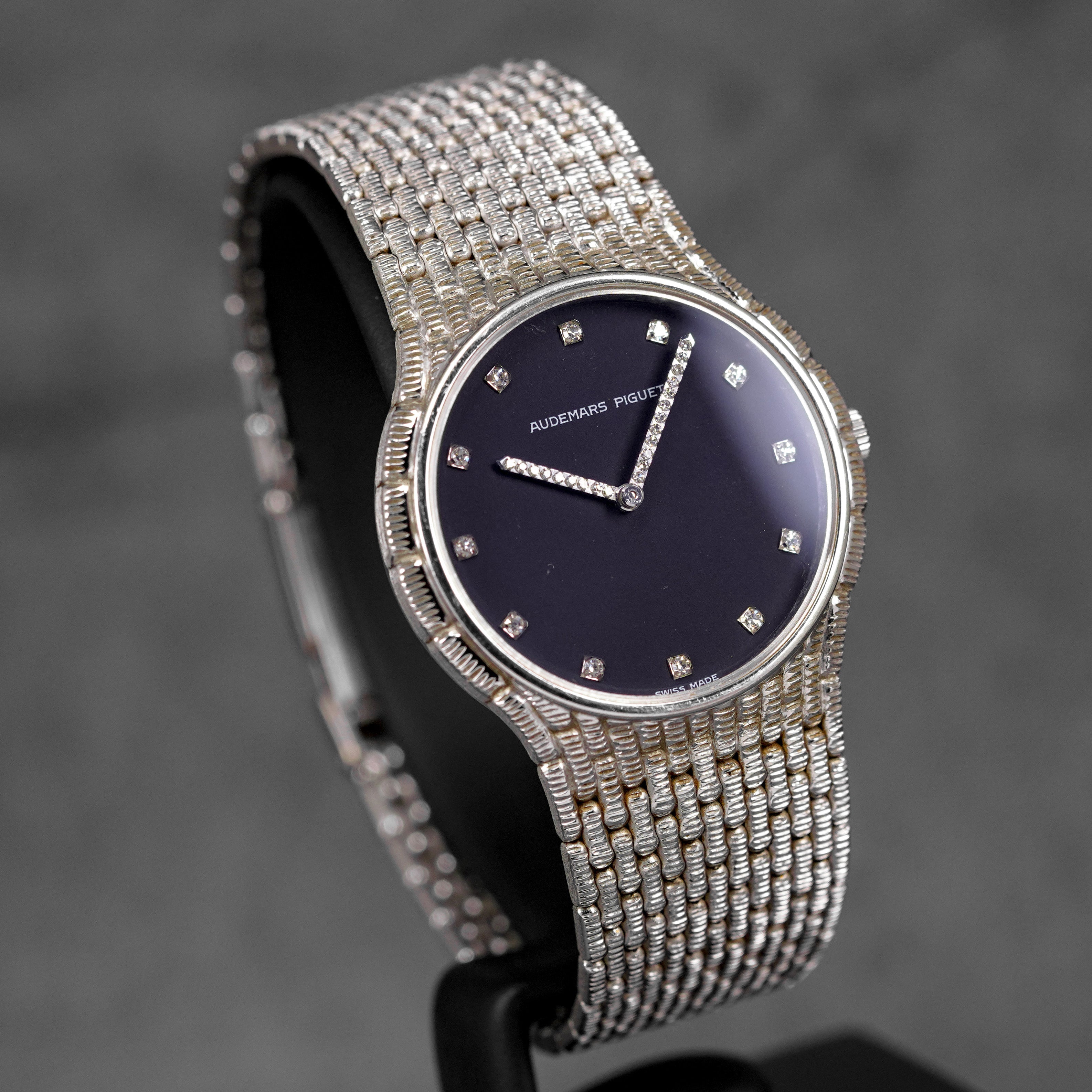 COBRA RONDE WHITEGOLD BLUE DIAMOND DIAL (WATCH ONLY)