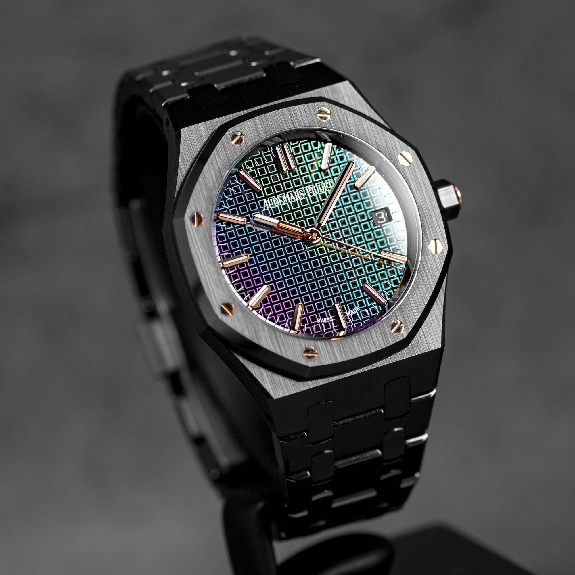 ROYAL OAK 34MM BLACK CERAMIC RAINBOW DIAL 'CAROLINA BUCCI' LIMITED EDITION (2022)