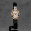 BAIGNOIRE MINI YELLOWGOLD SILVER DIAL LEATHER STRAP (2026)
