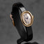 BAIGNOIRE MINI YELLOWGOLD SILVER DIAL LEATHER STRAP (2026)