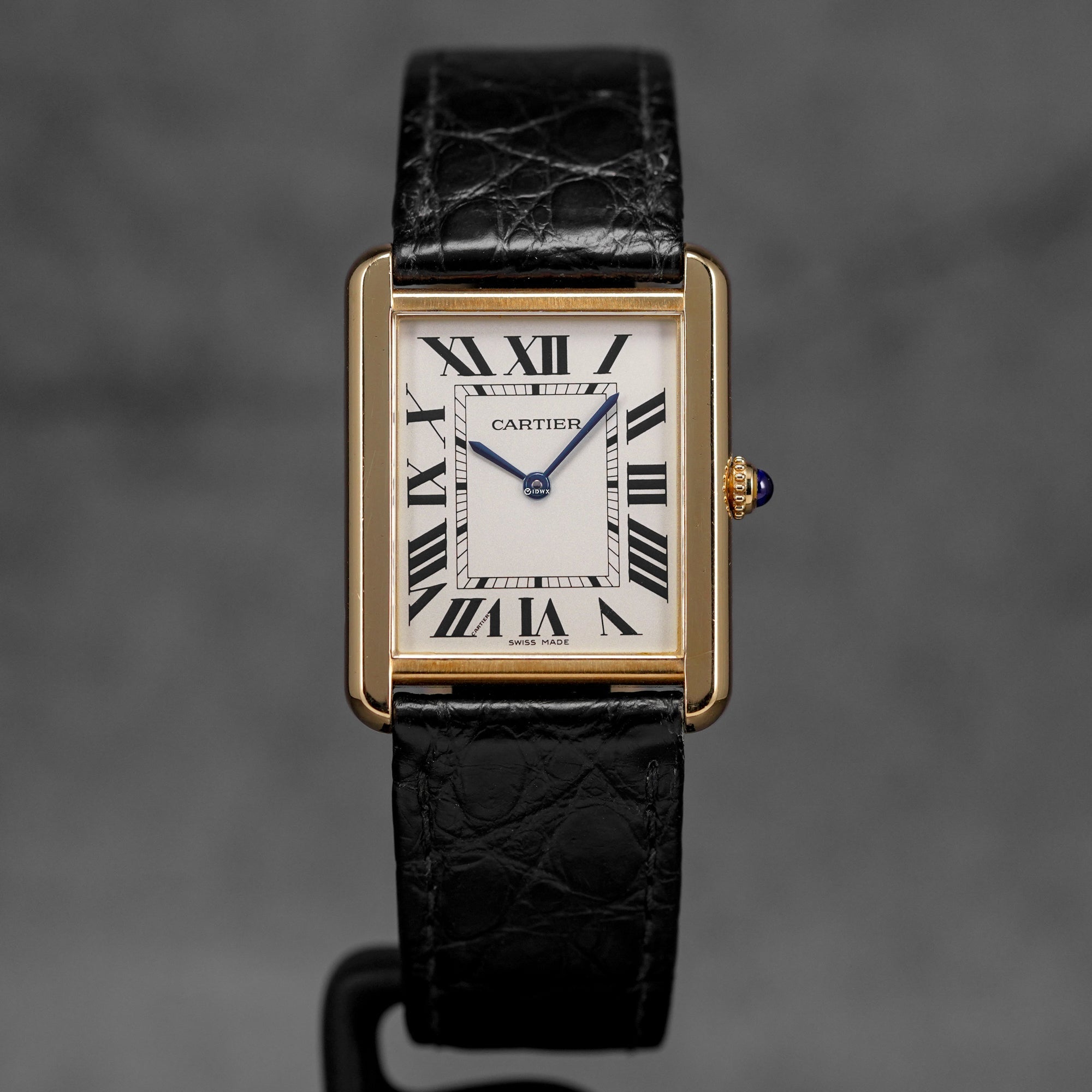 TANK SOLO L YELLOWGOLD SILVER DIAL (2008)