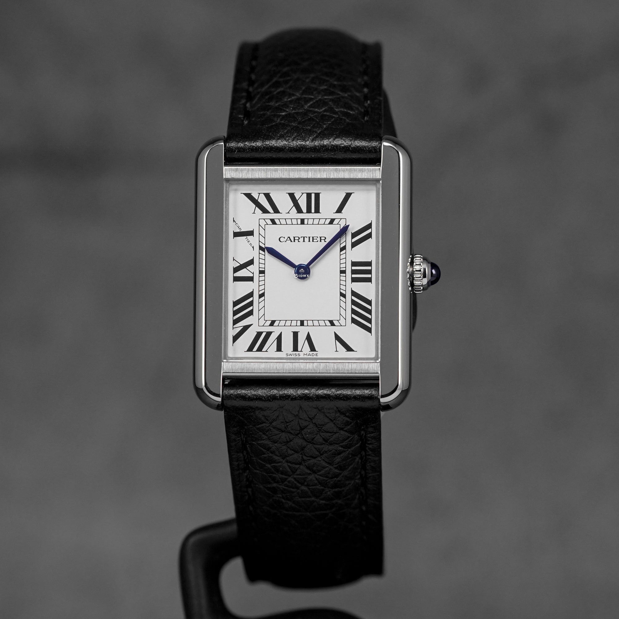 TANK SOLO S SILVER DIAL LEATHER STRAP (2021)