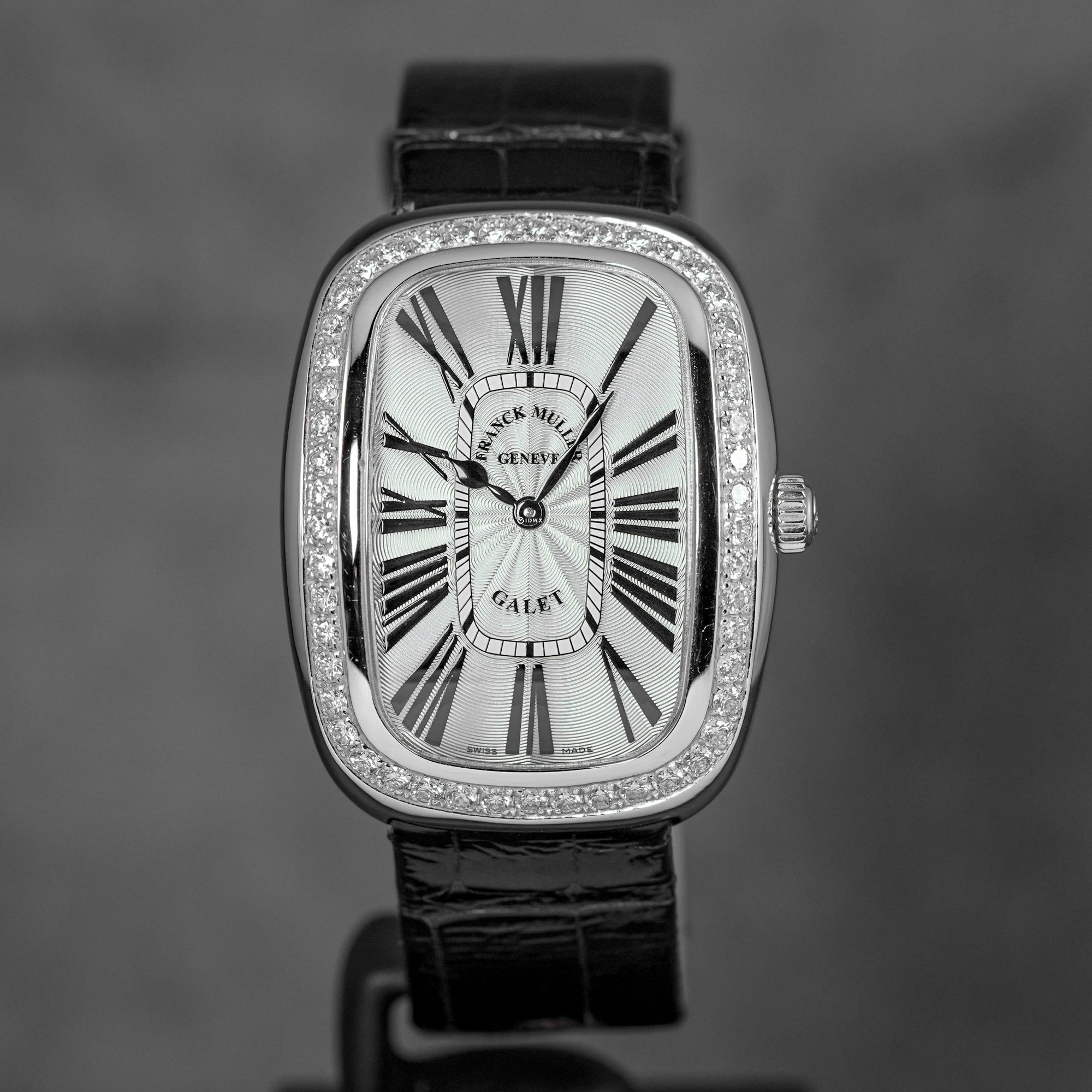 GALET WHITE ROMAN DIAL DIAMOND BEZEL (2025)