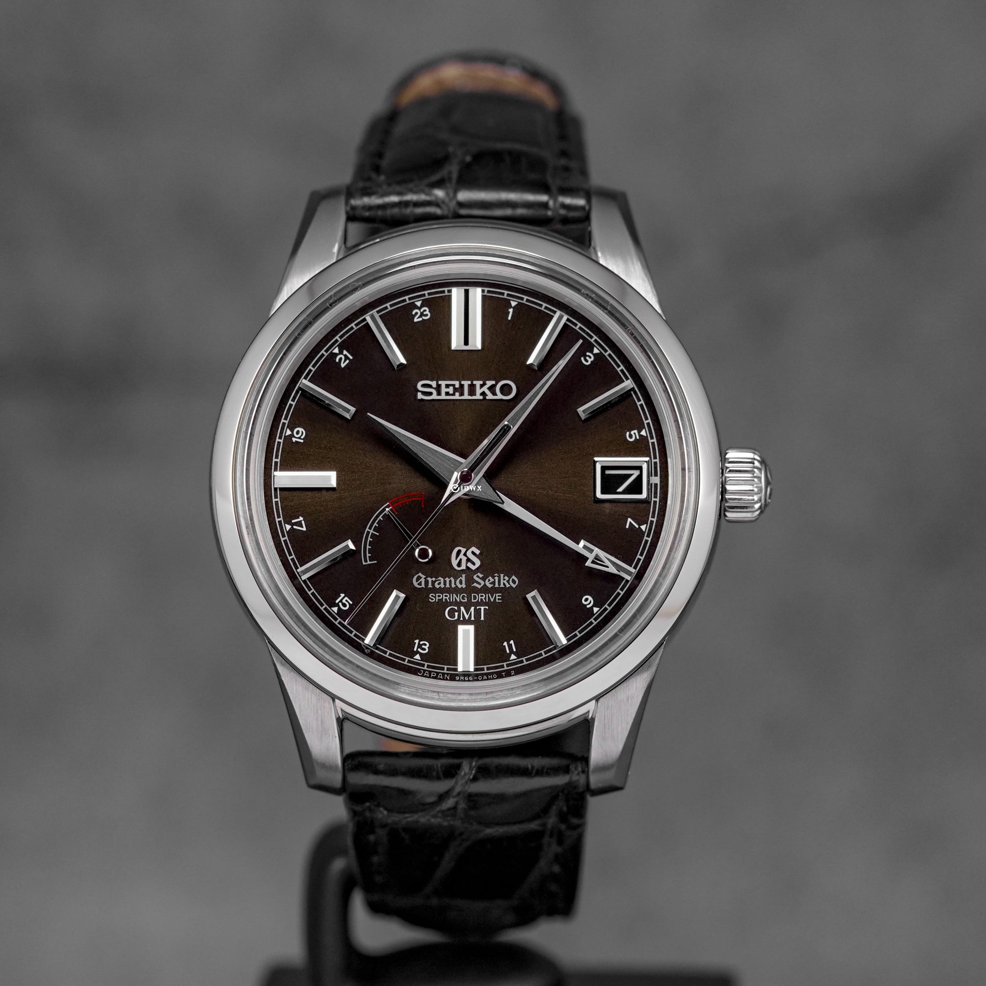ELEGANCE COLLECTION SPRING DRIVE GMT BROWN DIAL (WATCH ONLY)