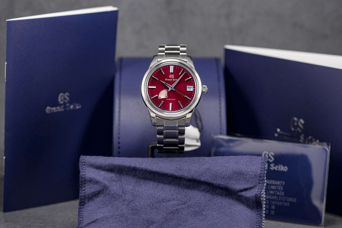 GRAND SEIKO ELEGANCE COLLECTION SPRING DRIVE RED DIAL LIMITED EDITION ...