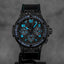 BIG BANG 41MM CHRONOGRAPH STEEL BLACK PVD 'BLACK FLUO BLUE' LIMITED EDITION (WATCH ONLY)