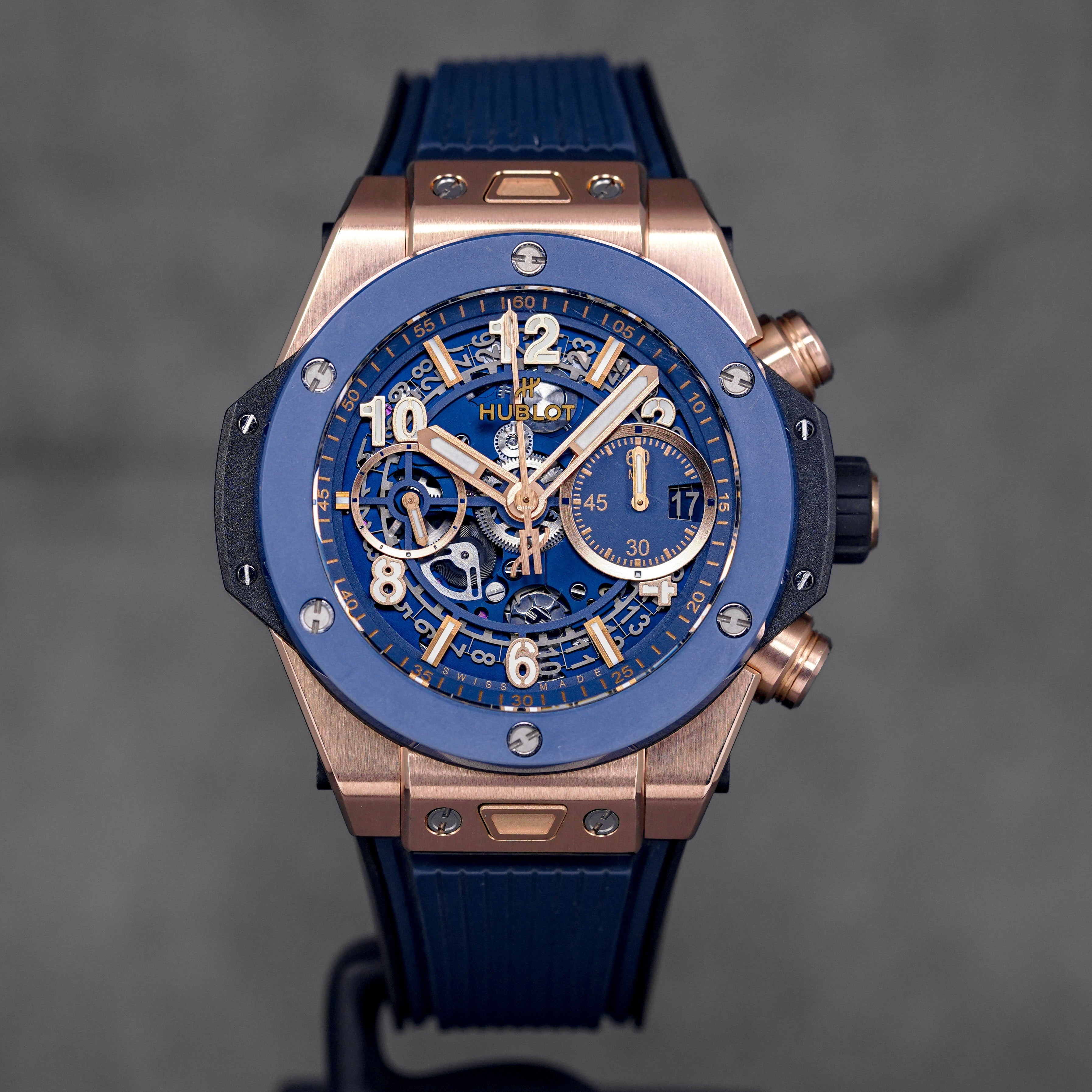 BIG BANG UNICO 42MM KING GOLD BLUE CERAMIC (2023)