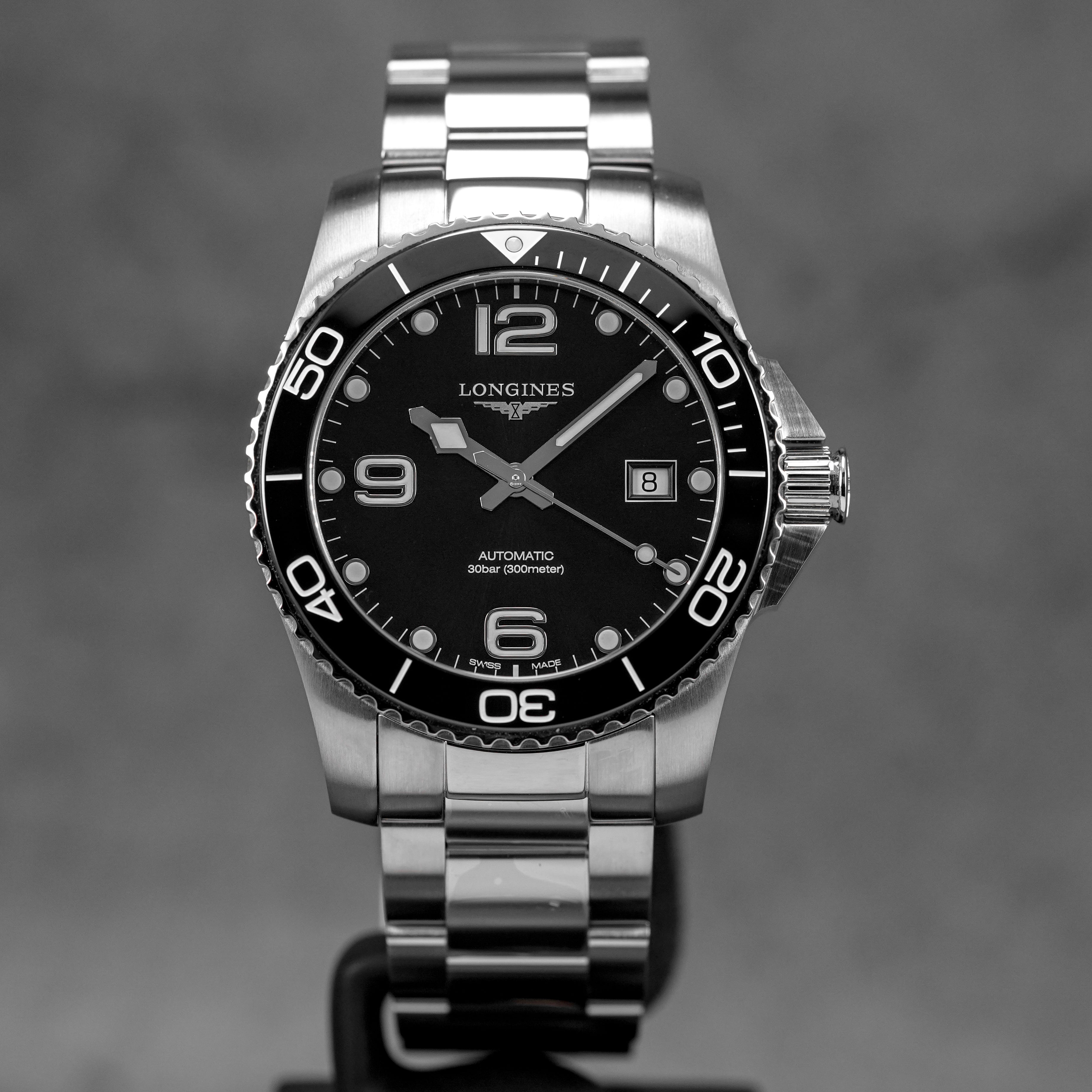 HYDROCONQUEST 41MM BLACK DIAL (2025)