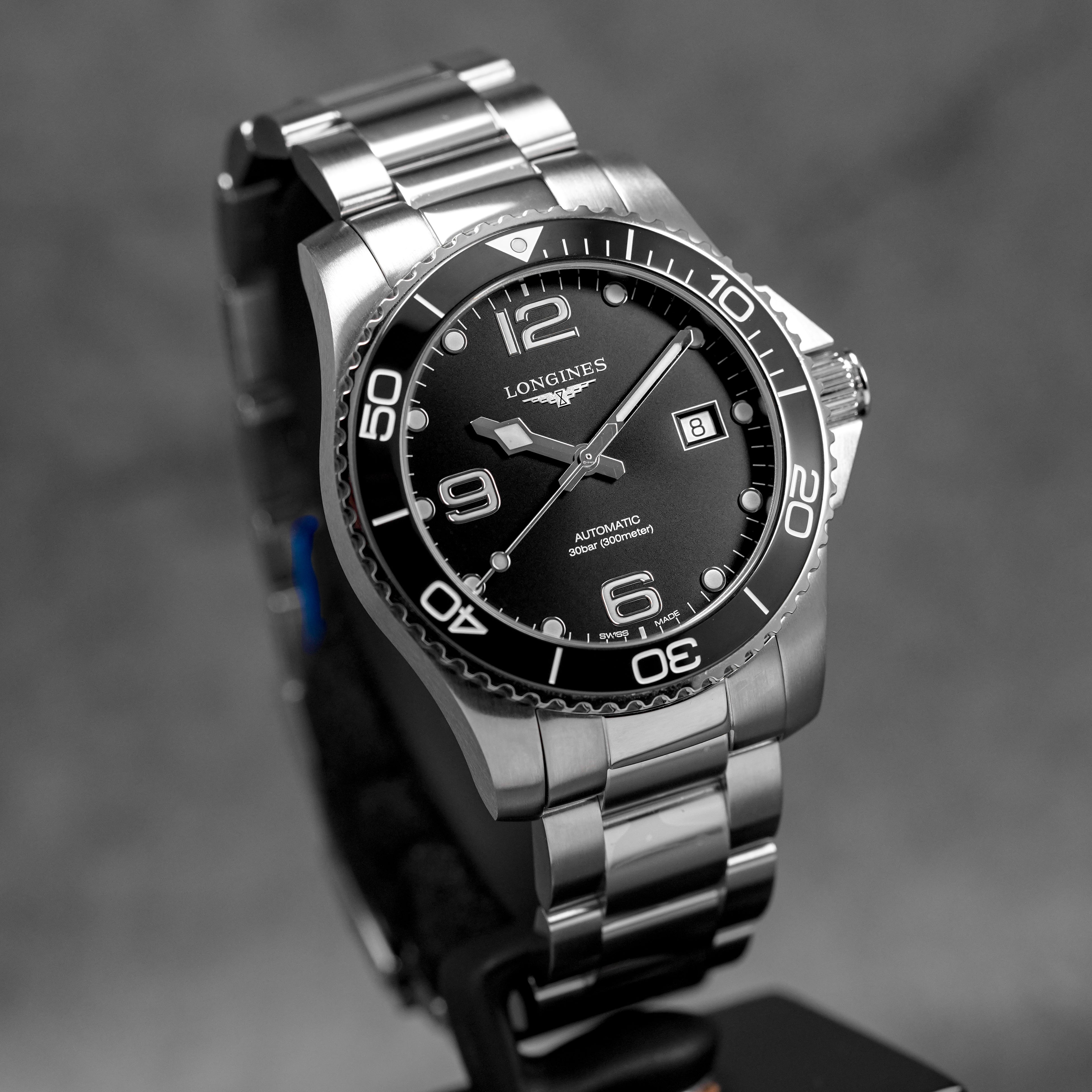 HYDROCONQUEST 41MM BLACK DIAL (2025)