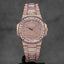 CUSTOM NAUTILUS DESIGN ROSEGOLD DIAMOND-SET
