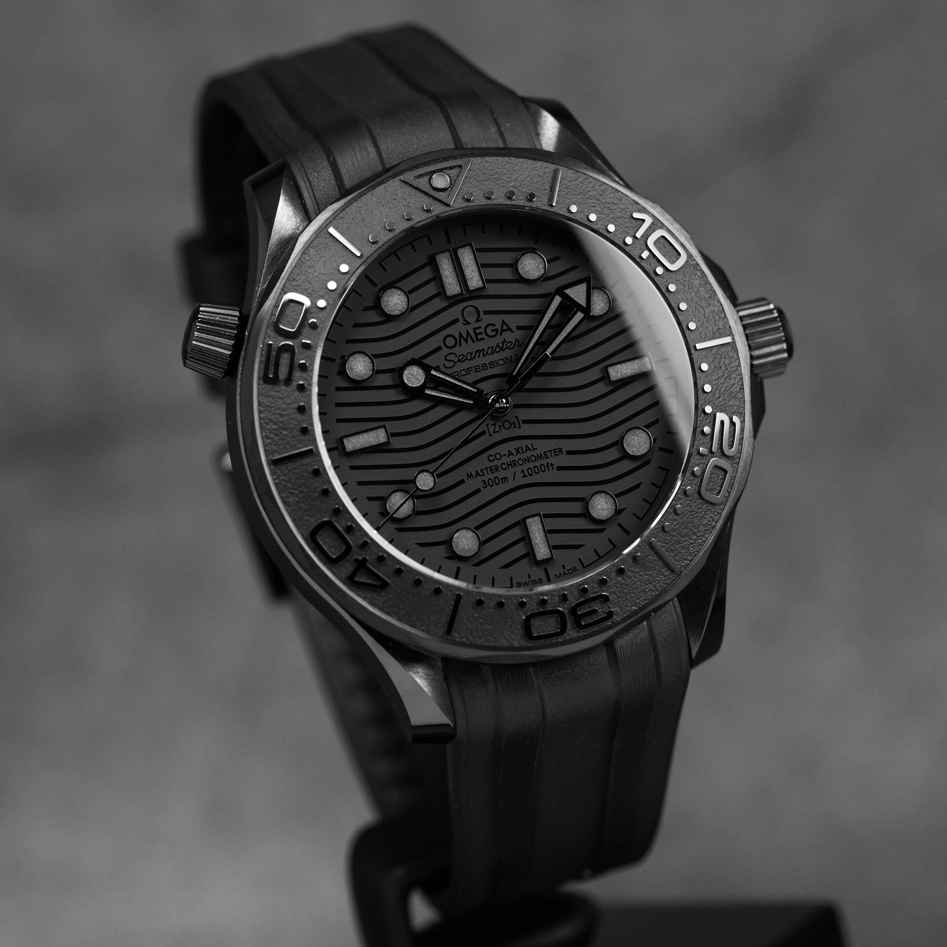 SEAMASTER DIVER 300M ALL BLACK CERAMIC (WATCH ONLY)