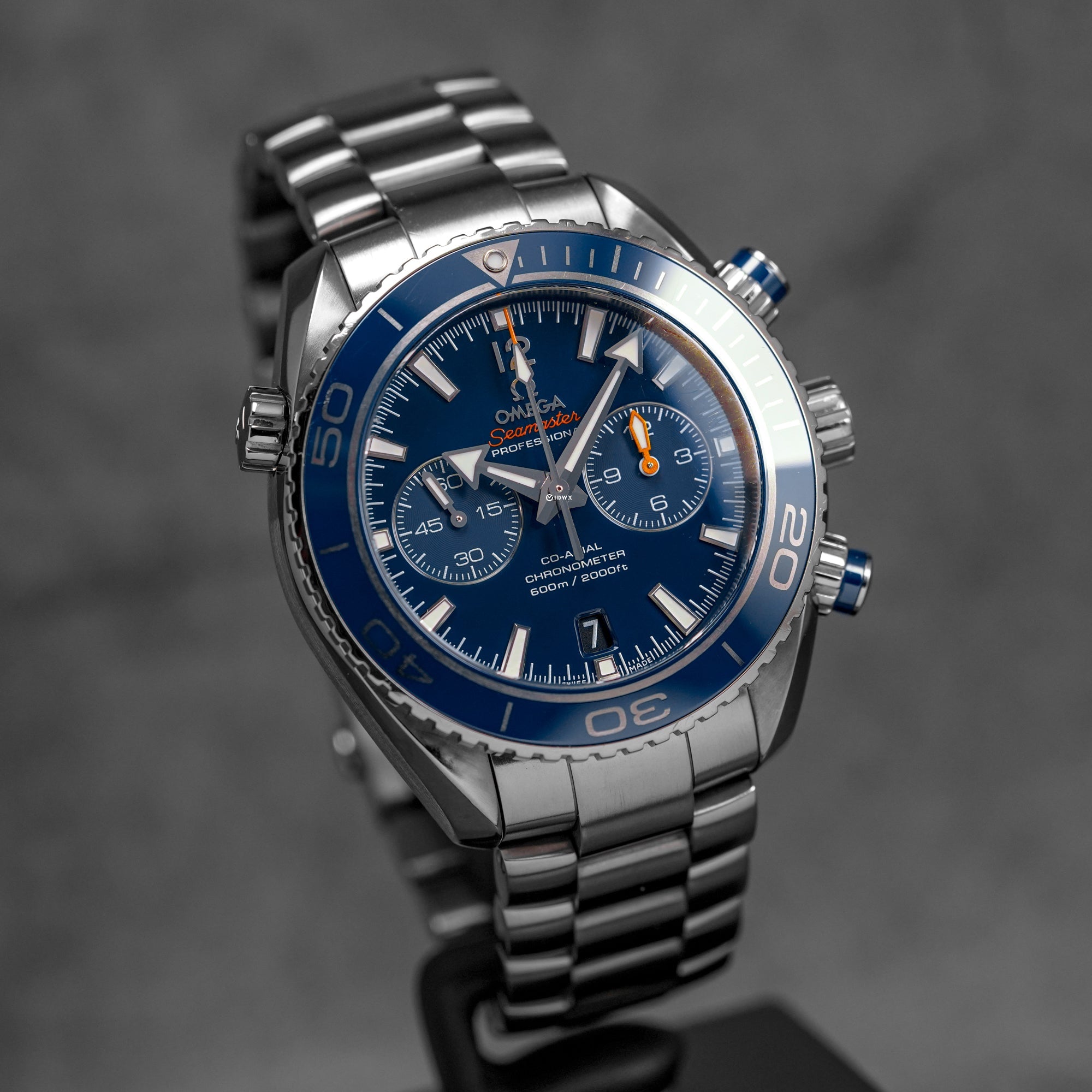 SEAMASTER PLANET OCEAN 600M TITANIUM BLUE DIAL (2016)