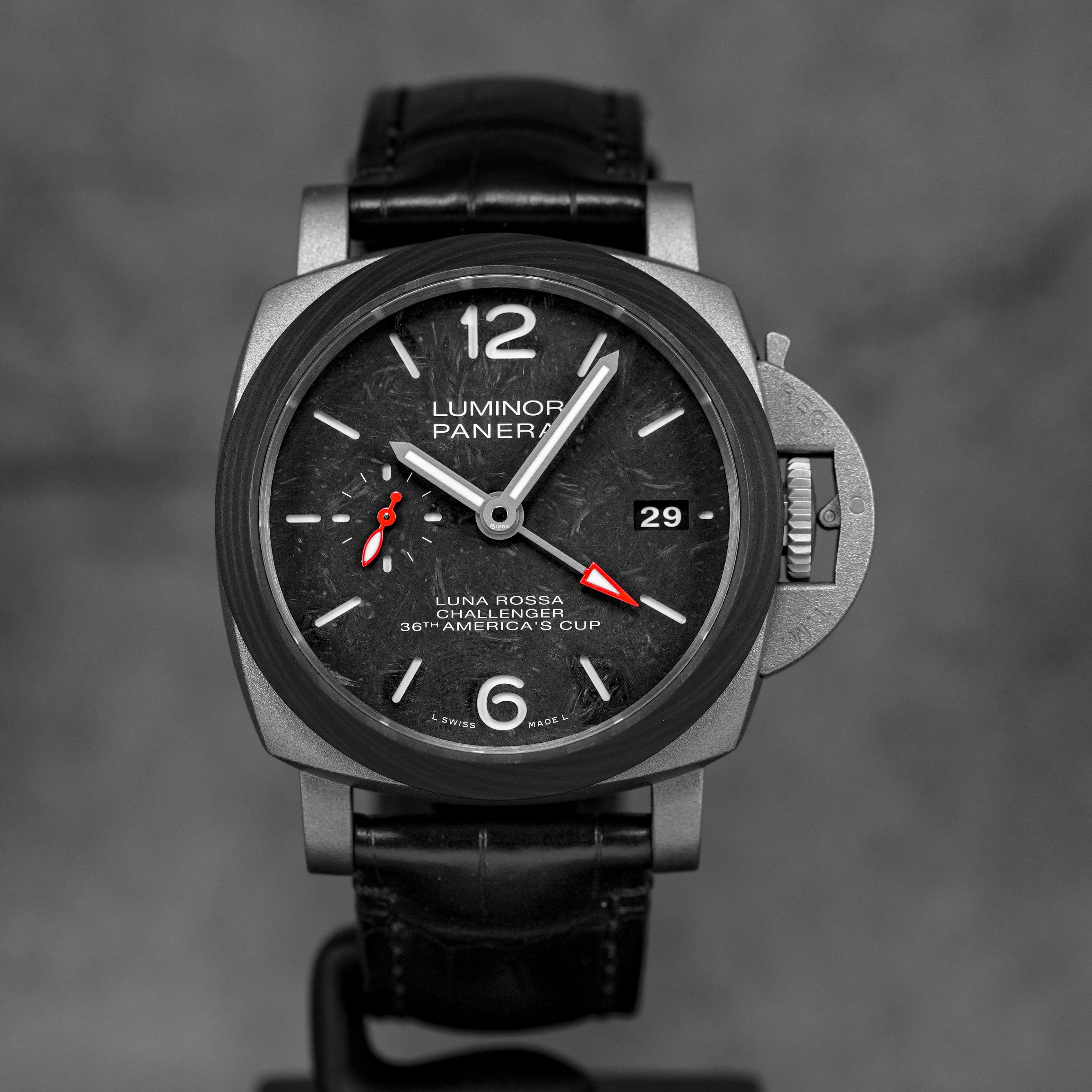 LUMINOR LUNA ROSSA GMT 42MM TITANIUM '36TH AMERICA'S CUP' PAM 1096 (2021)