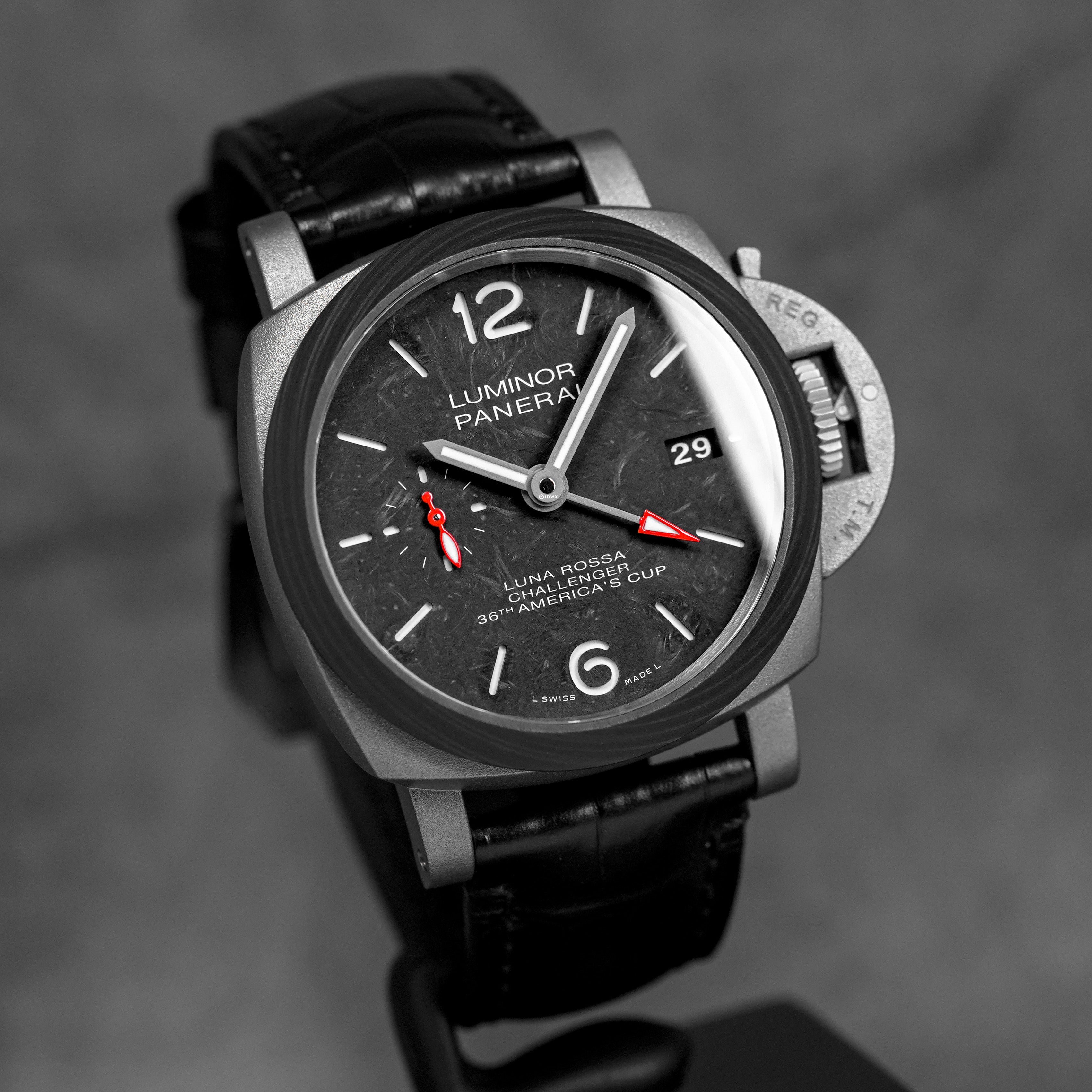 LUMINOR LUNA ROSSA GMT 42MM TITANIUM '36TH AMERICA'S CUP' PAM 1096 (2021)