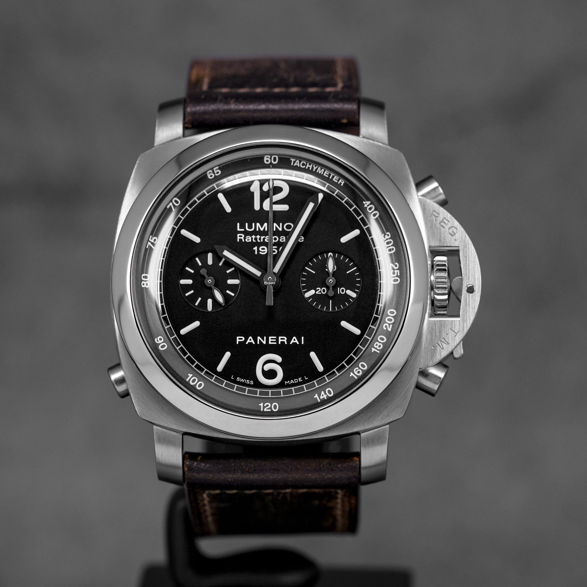 LUMINOR 1950 RATTRAPANTE CHRONOGRAPH 44MM BLACK DIAL PAM 213 (2006)