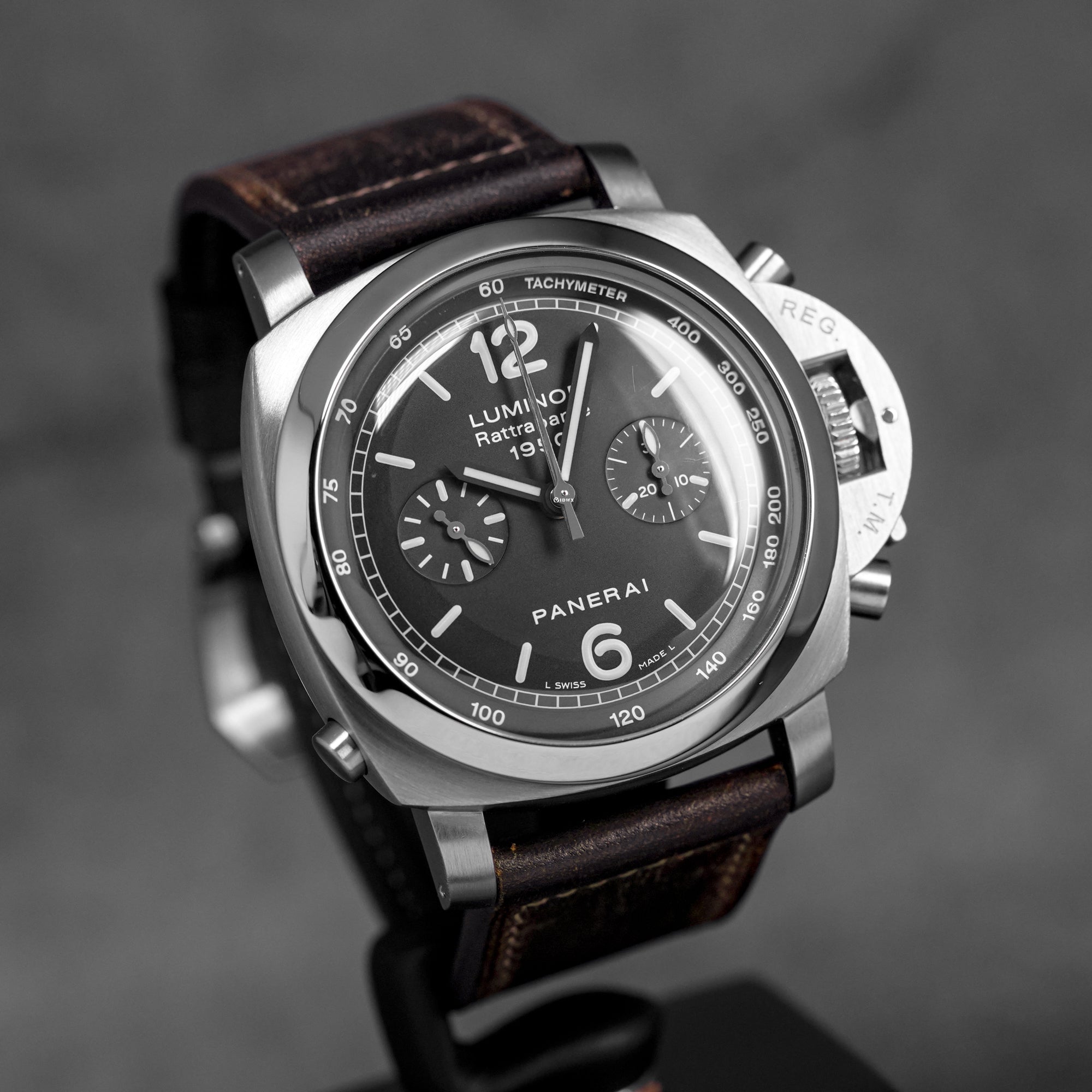 LUMINOR 1950 RATTRAPANTE CHRONOGRAPH 44MM BLACK DIAL PAM 213 (2006)