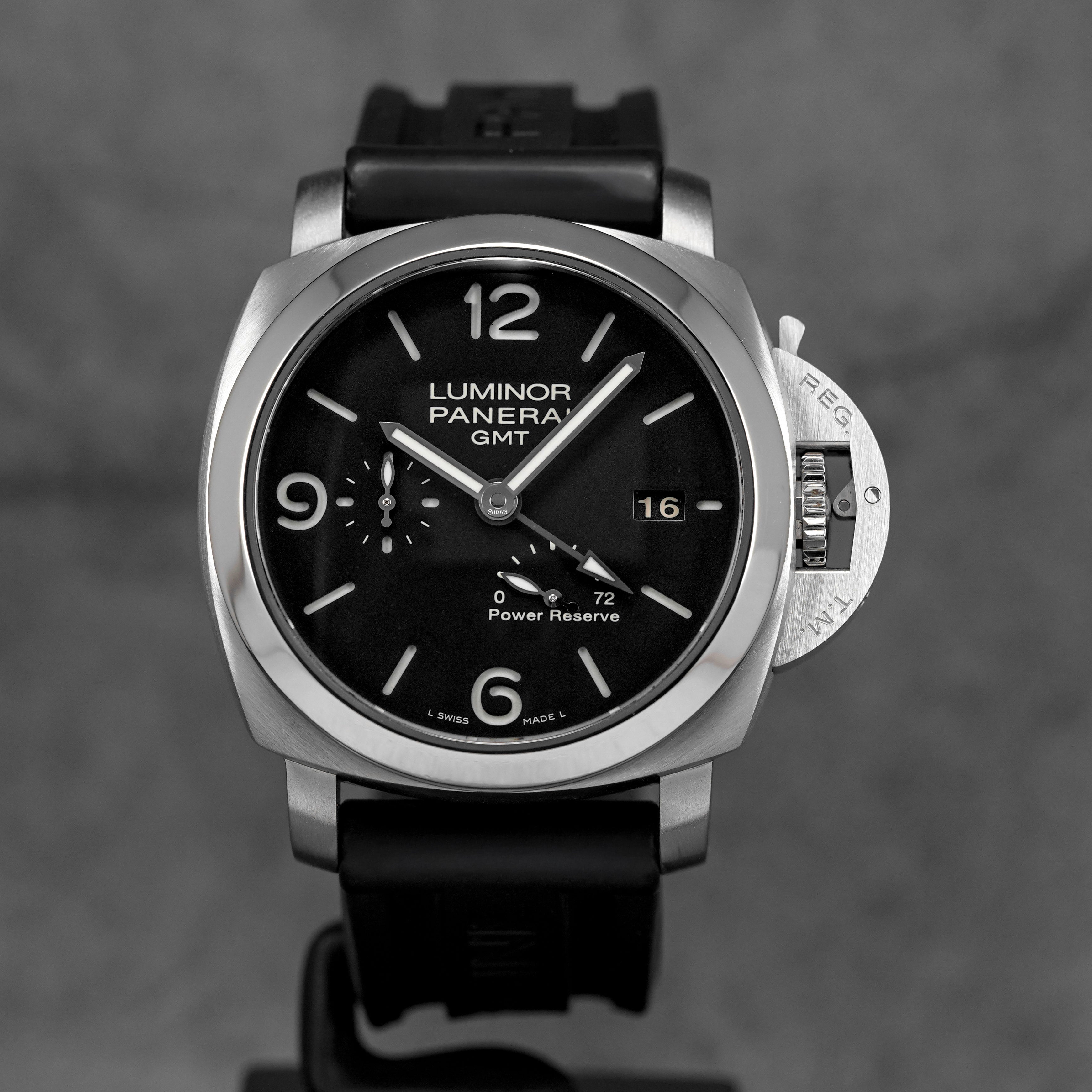 LUMINOR 1950 3 DAYS GMT 44MM BLACK DIAL PAM 321 (2011)