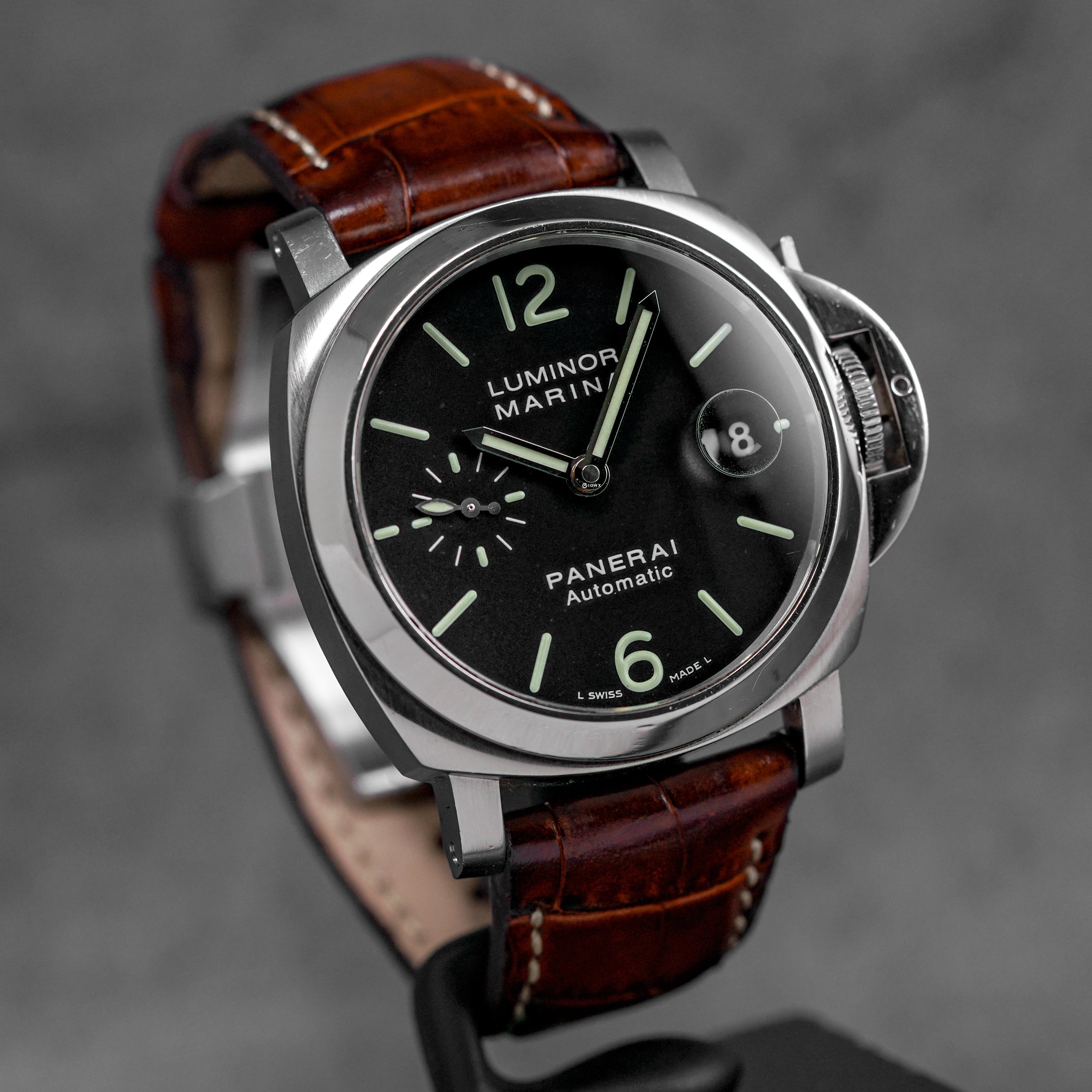 LUMINOR MARINA 40MM BLACK DIAL PAM 48 (WATCH ONLY)