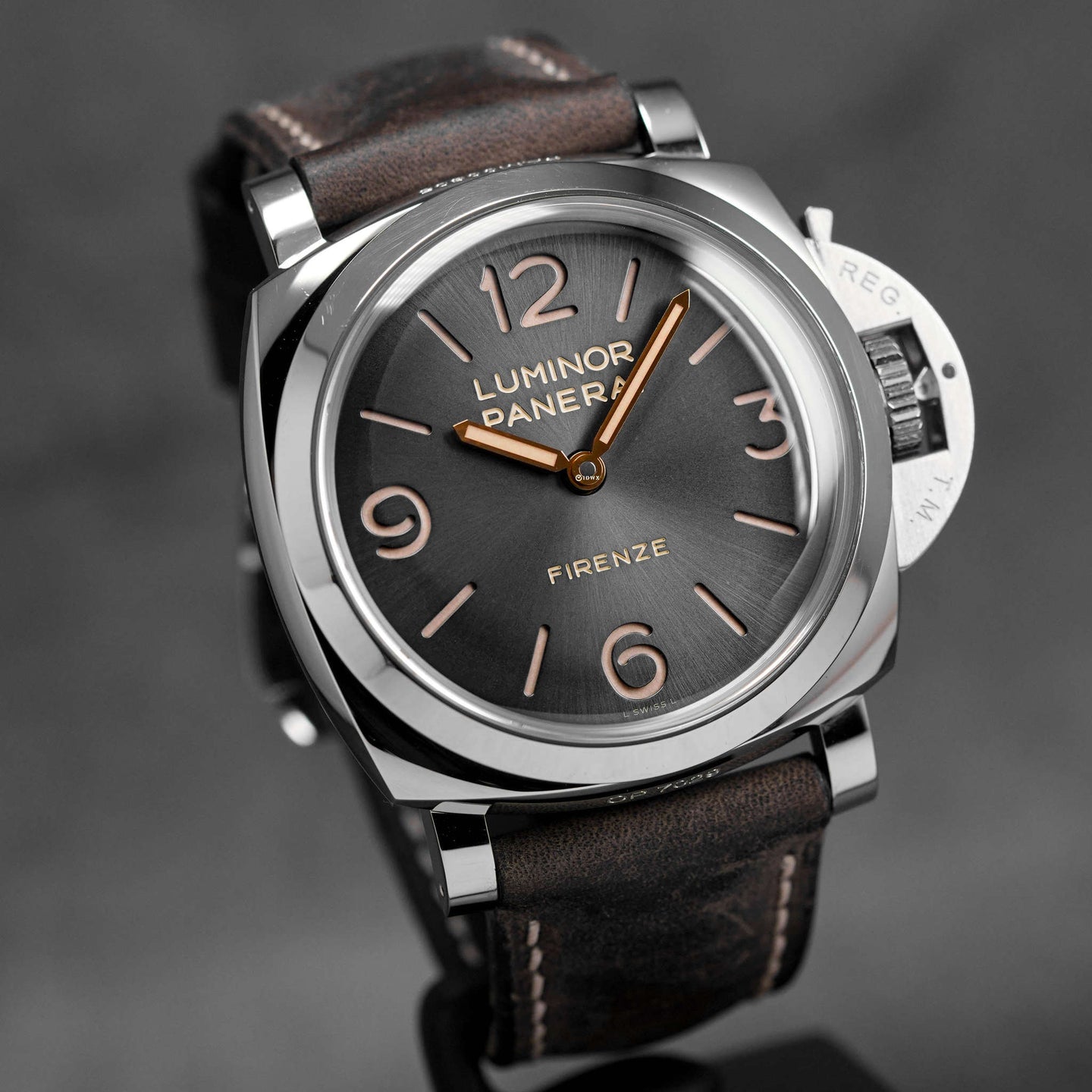 LUMINOR 1950 3 DAYS FIRENZE 47MM GREY DIAL PAM 605 (2017)
