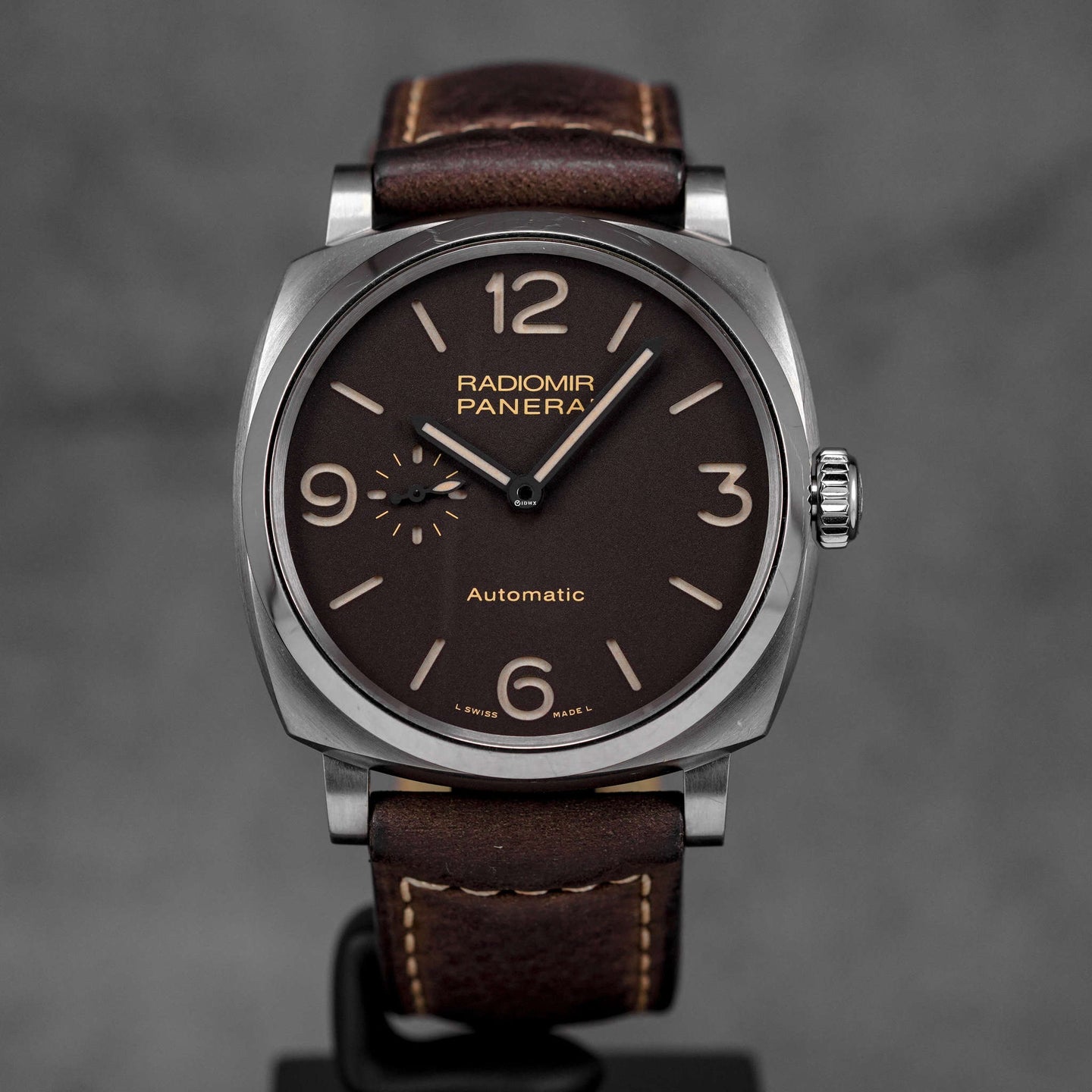 RADIOMIR 1940 3 DAYS 45MM TITANIUM BROWN DIAL PAM 619 (2016)