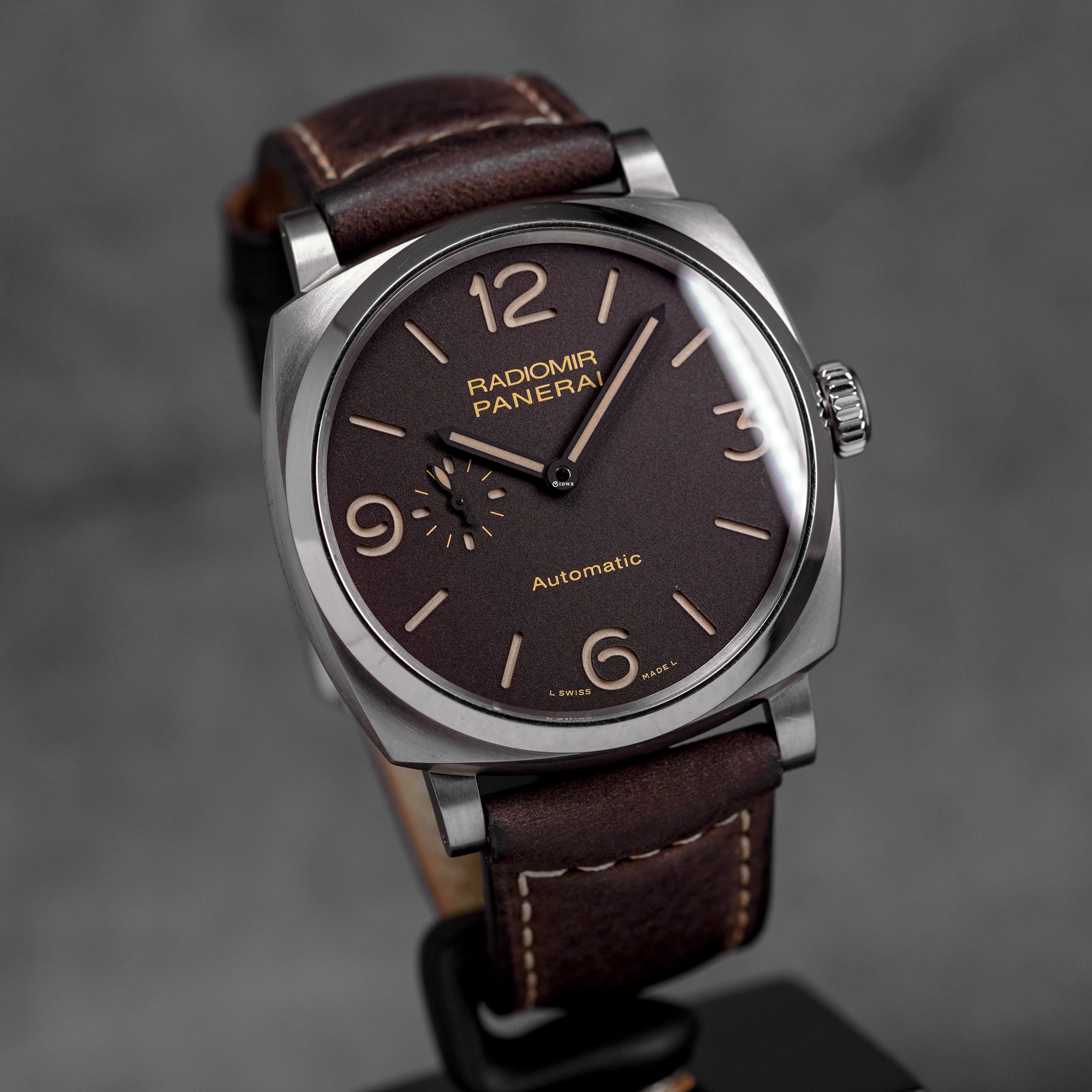RADIOMIR 1940 3 DAYS 45MM TITANIUM BROWN DIAL PAM 619 (2016)